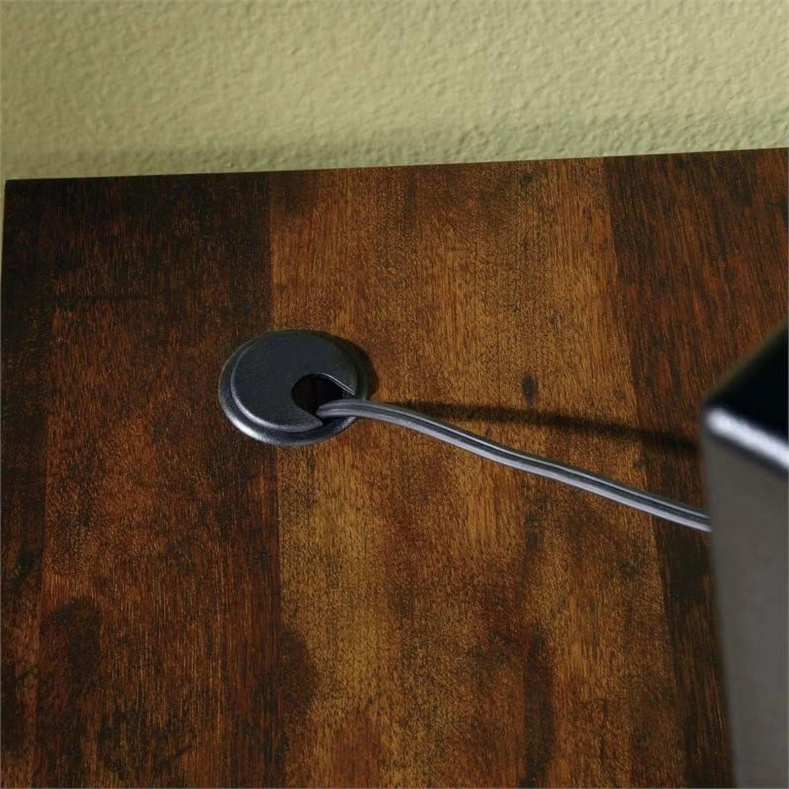 Pemberly Row Corner Computer Desk in Curado Cherry