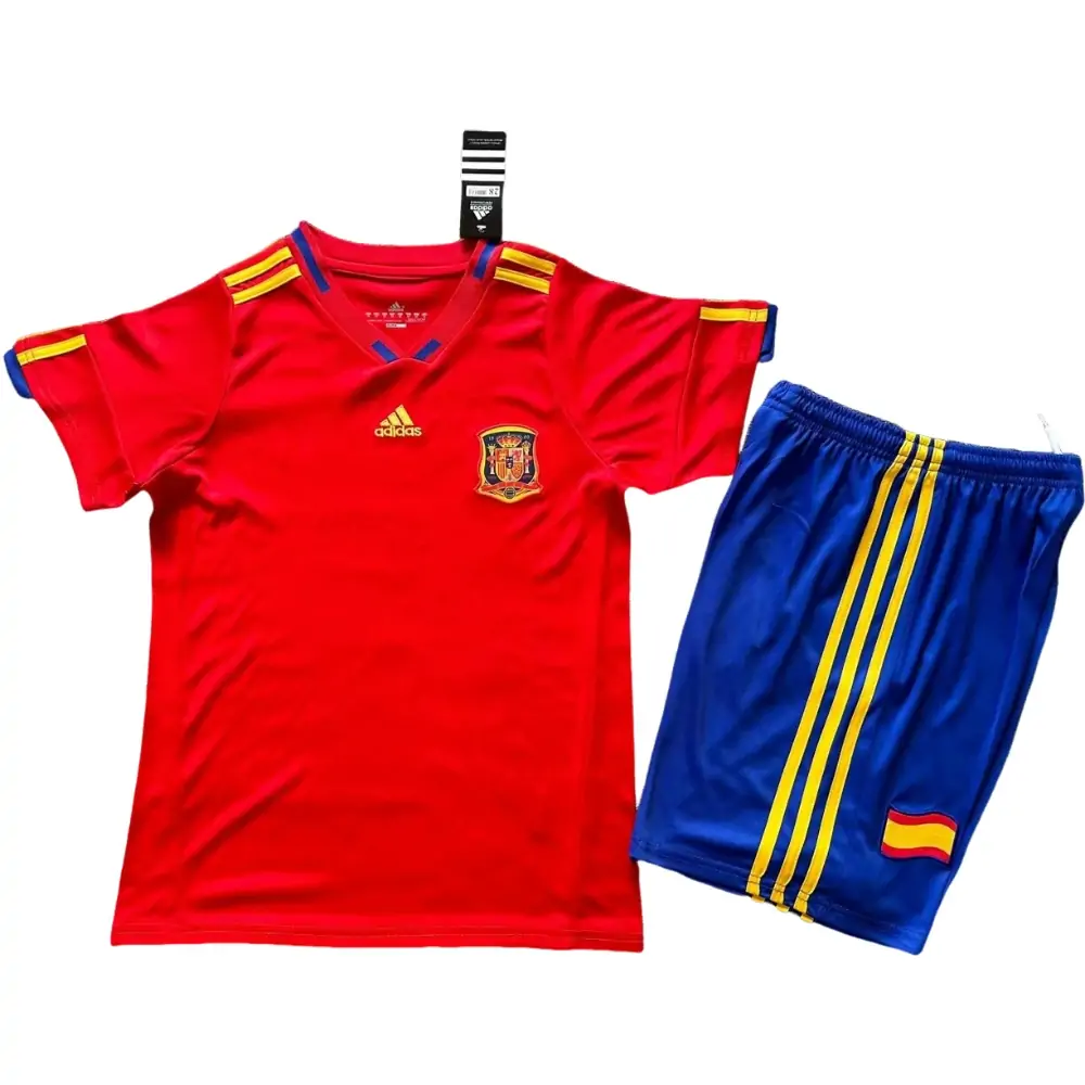 2010 Spain Home Retro - Kids Jersey
