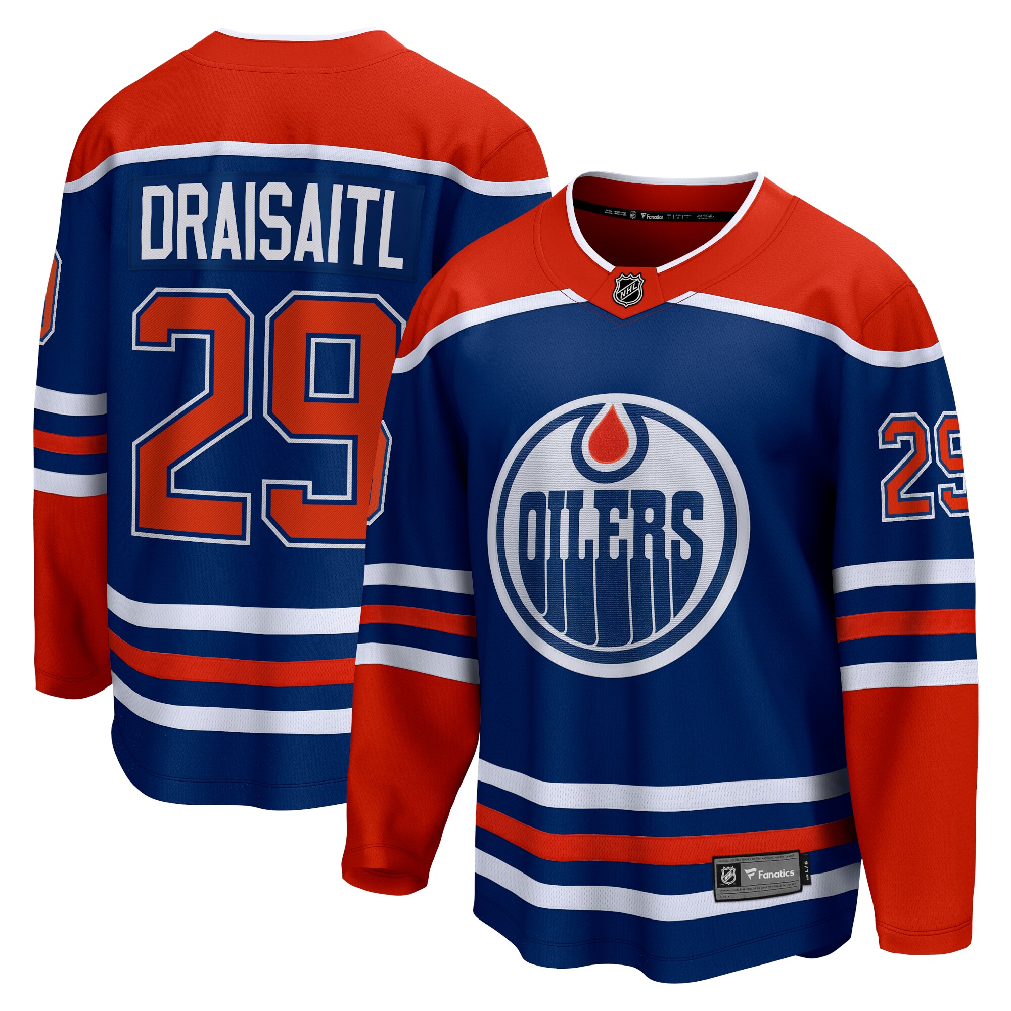 Leon Draisaitl Edmonton Oilers Fanatics Home Breakaway Jersey – Royal