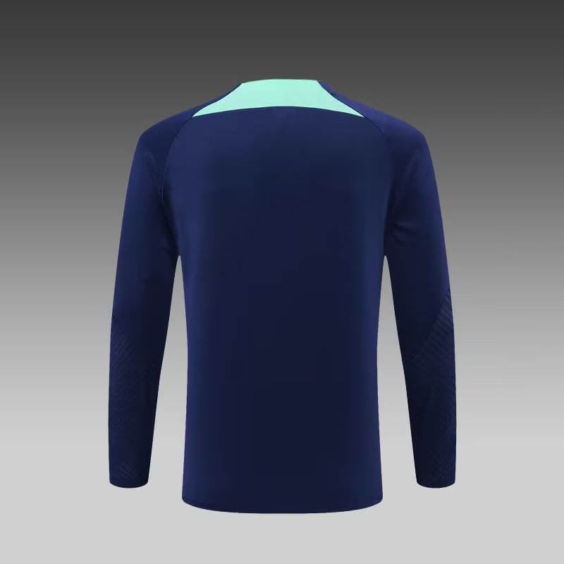 2022/2023 Internazionale Milan Half-Pull Training Suit Royal Blue Football Jersey 1:1  Thai Quality