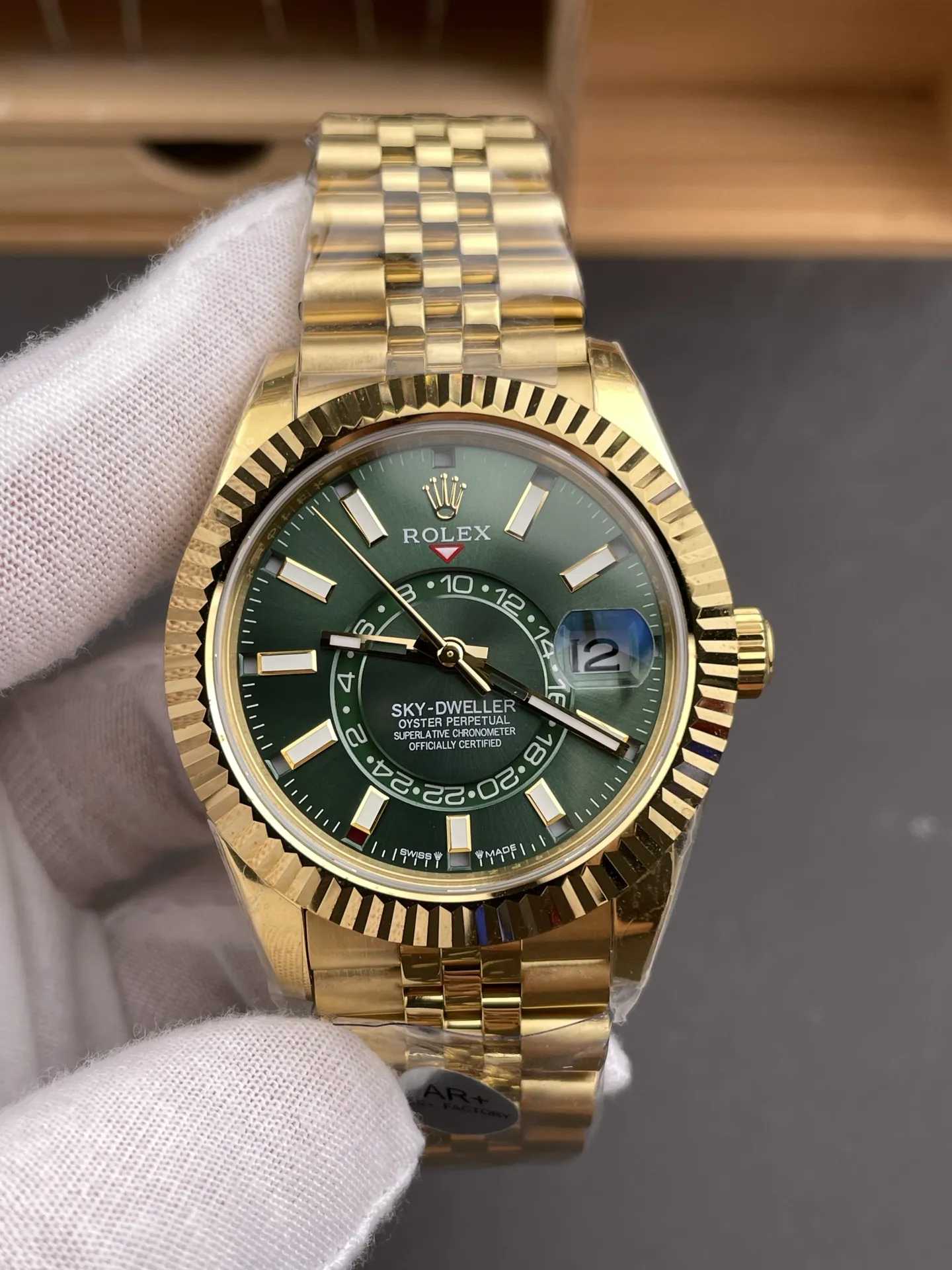 Rolex Sky-Dweller Green Dial 42mm