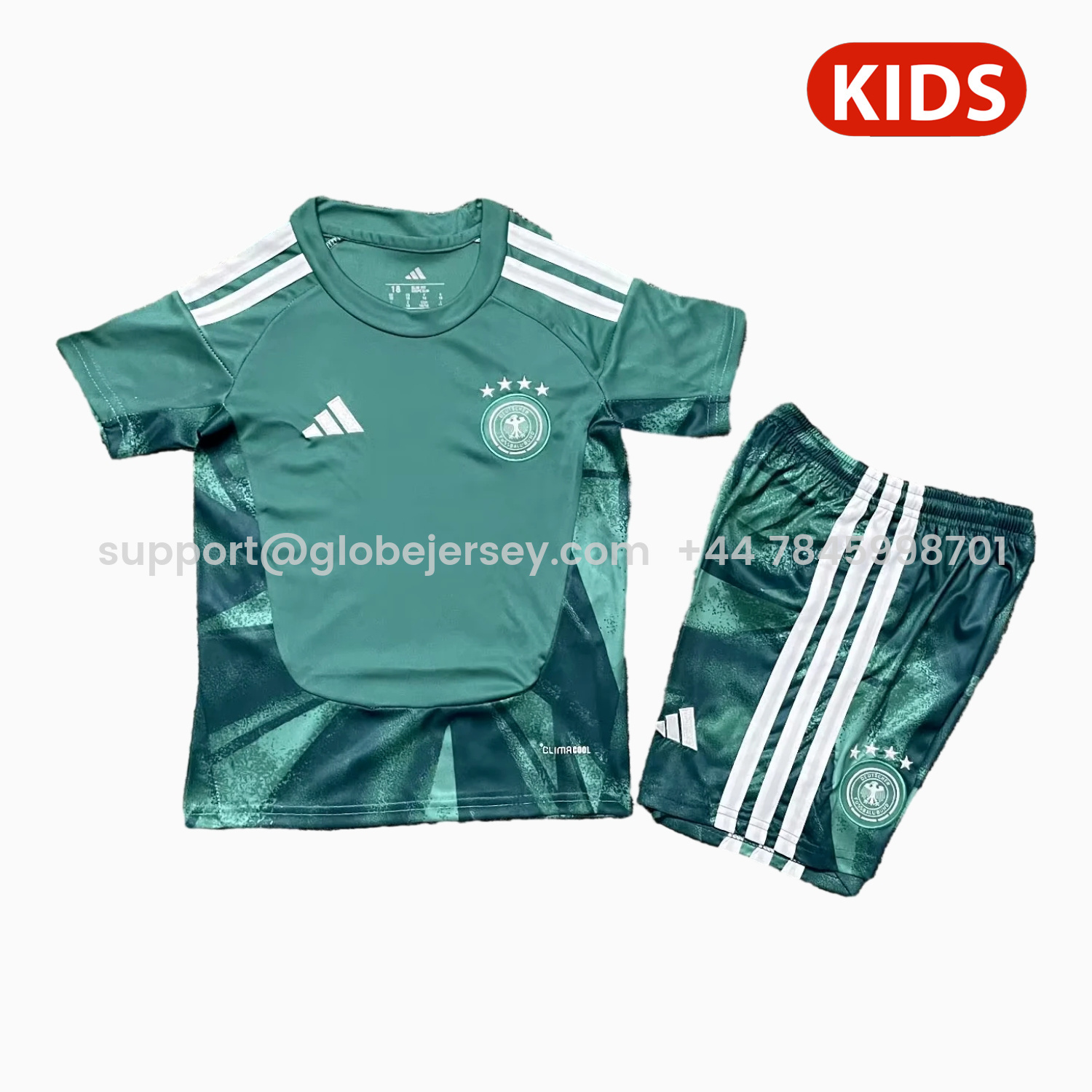 Germany 2026 Goalkeeper Green Kids Kit
