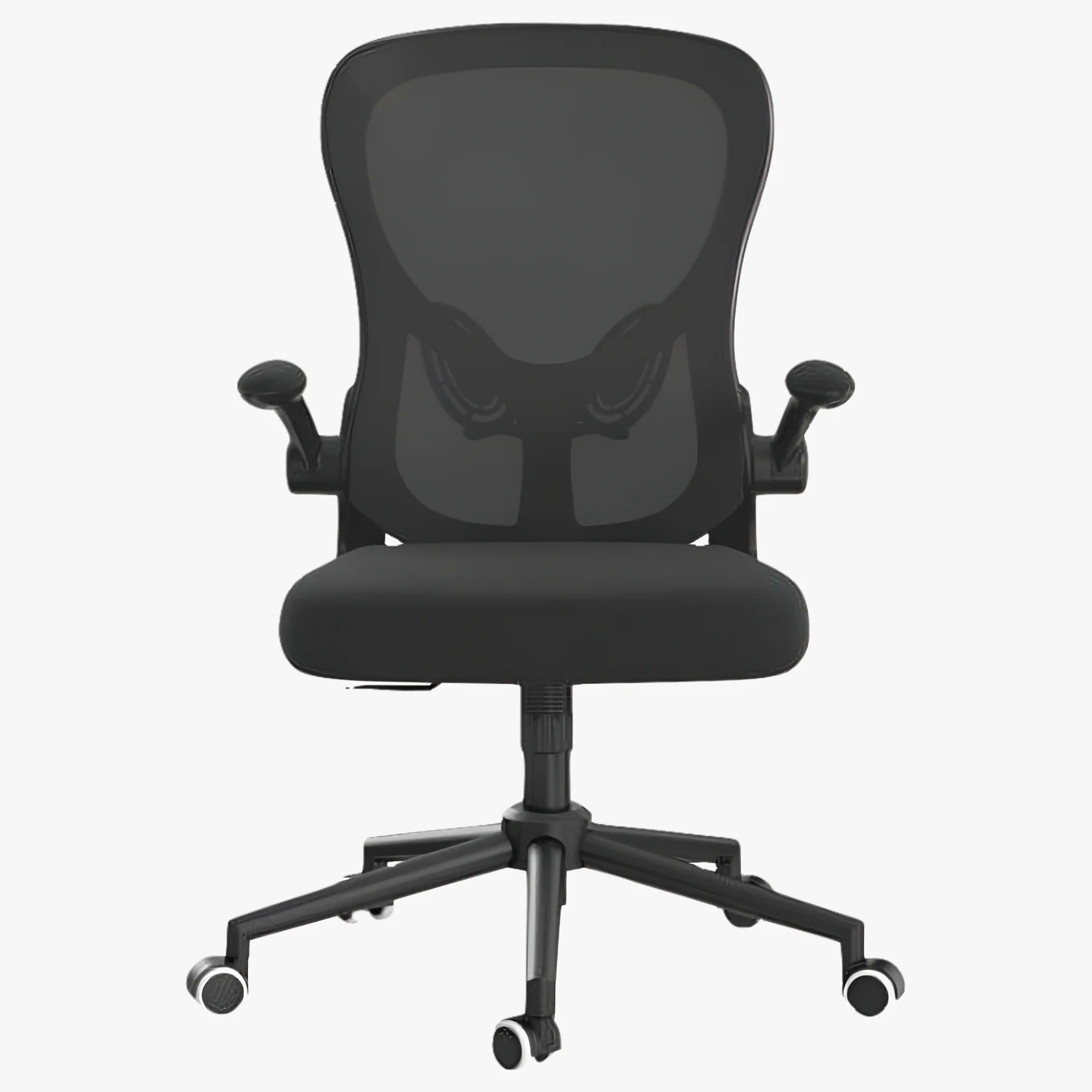 Hbada Office Chair, Ergonomic Desk Chair, Computer Mesh Chair with Lumbar Support and Flip-up Arms, Gray