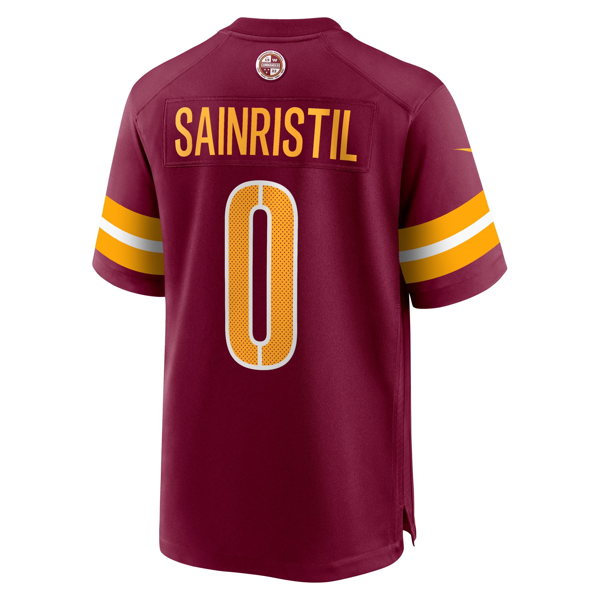 Washington Commanders Mike Sainristil Burgundy Jersey