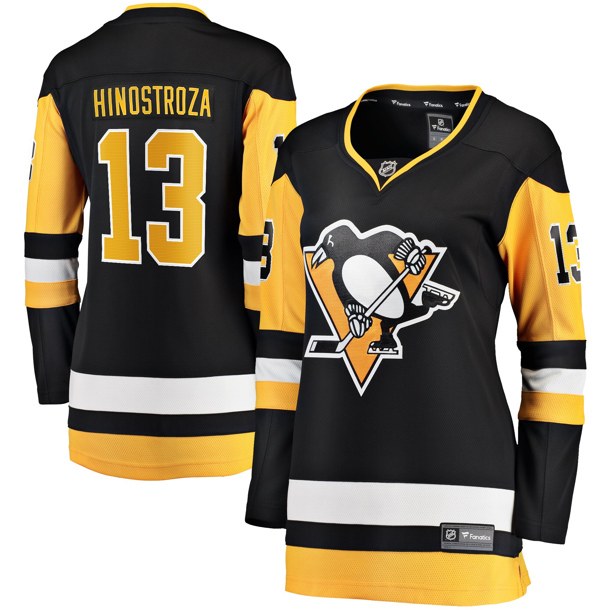 Vinnie Hinostroza Pittsburgh Penguins Fanatics Women’s Home Breakaway   Jersey – Black