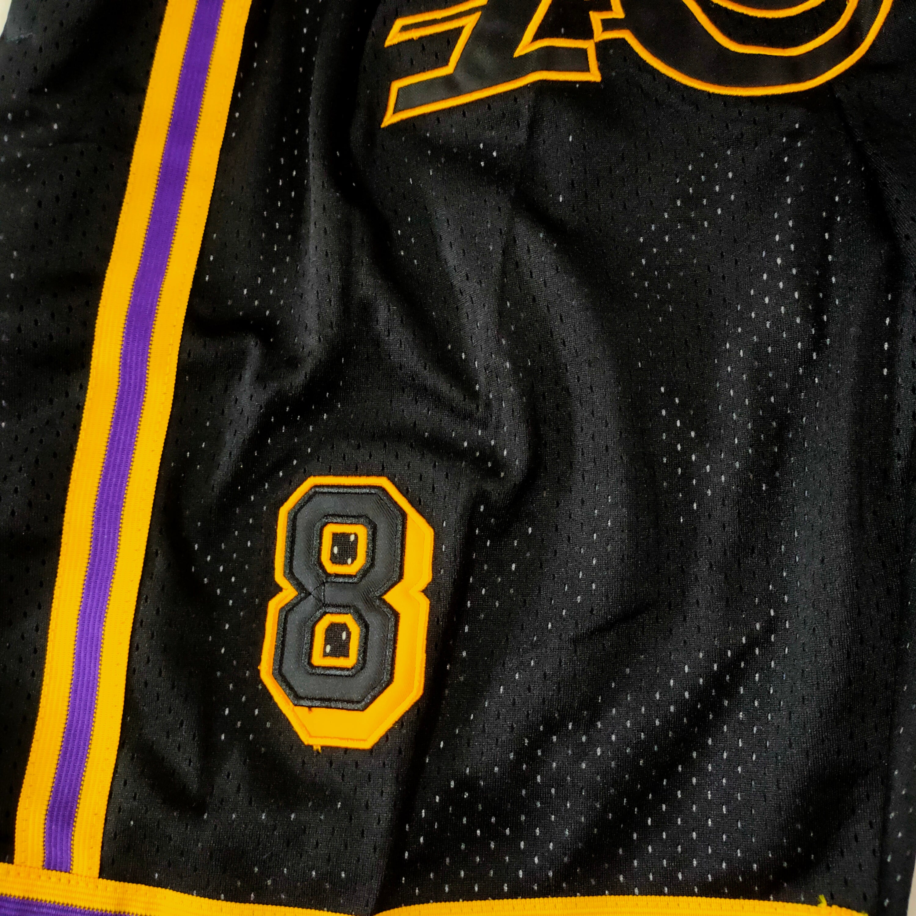Los Angeles Lakers black K-pocket pants