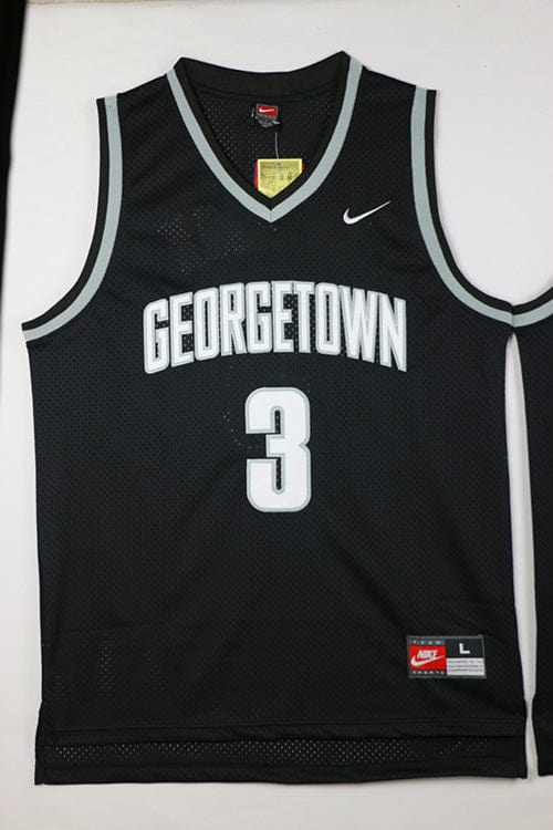 NCAA Allen Iverson No. 3 Georgetown University Edition Basketball Uniform Black
