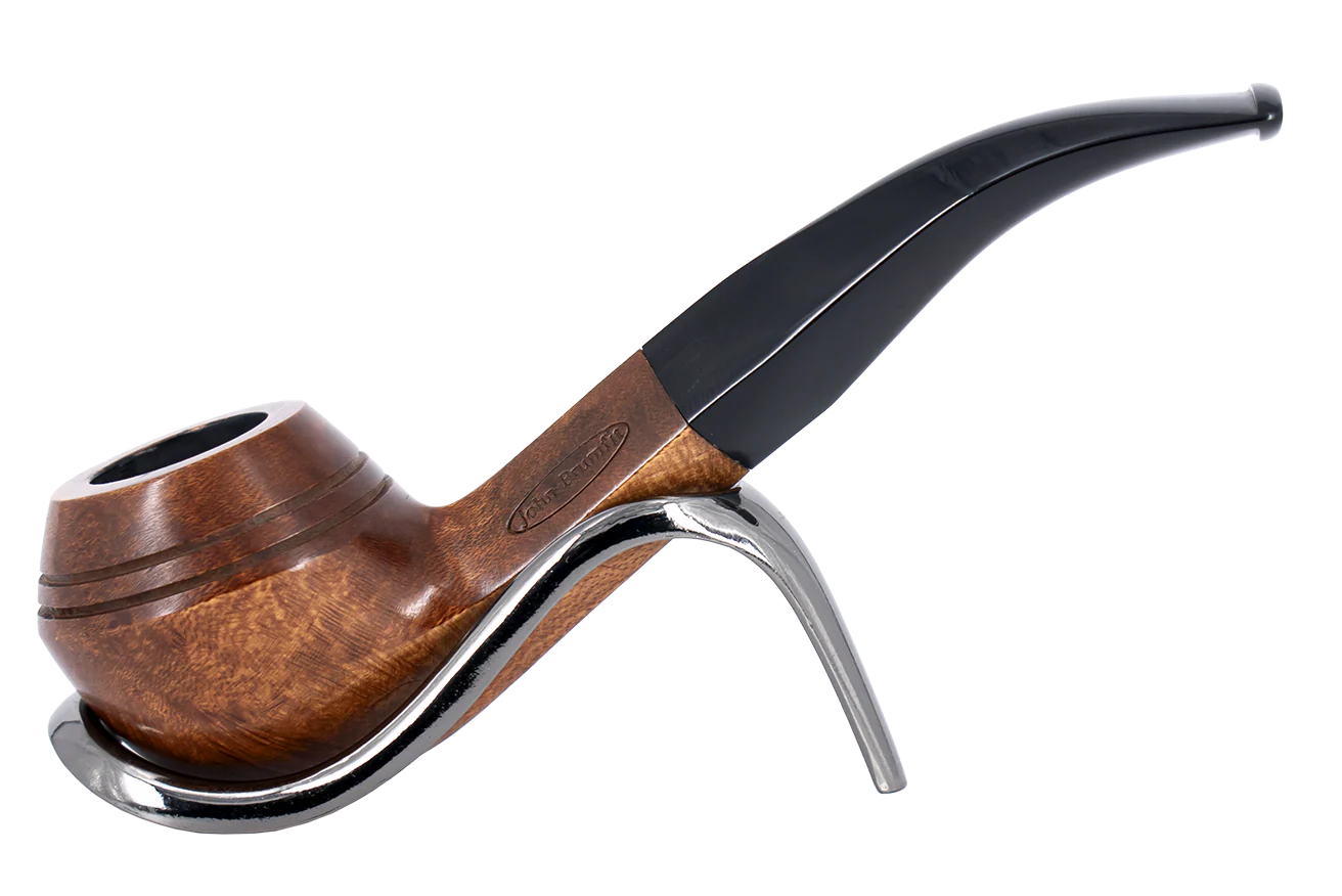 John Brumfit Great British Classics Briar Smoking Pipe - Rhodesian