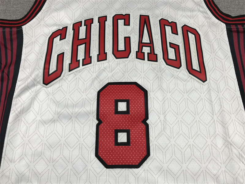 Unisex Bulls 2024/25 Embroidered Swingman Jersey City Edition