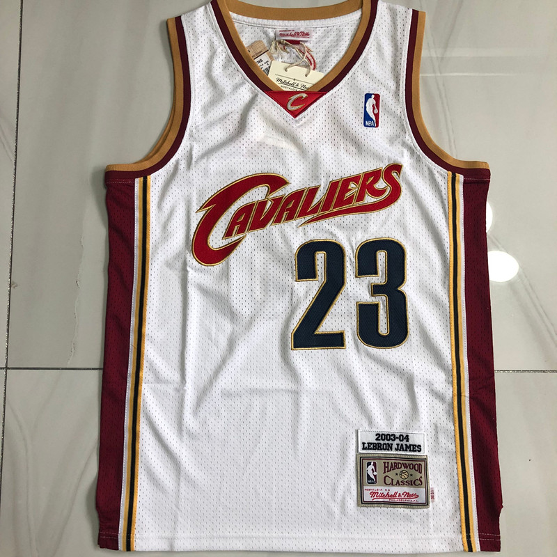 Cleveland Cavaliers LeBron James 23 White MN