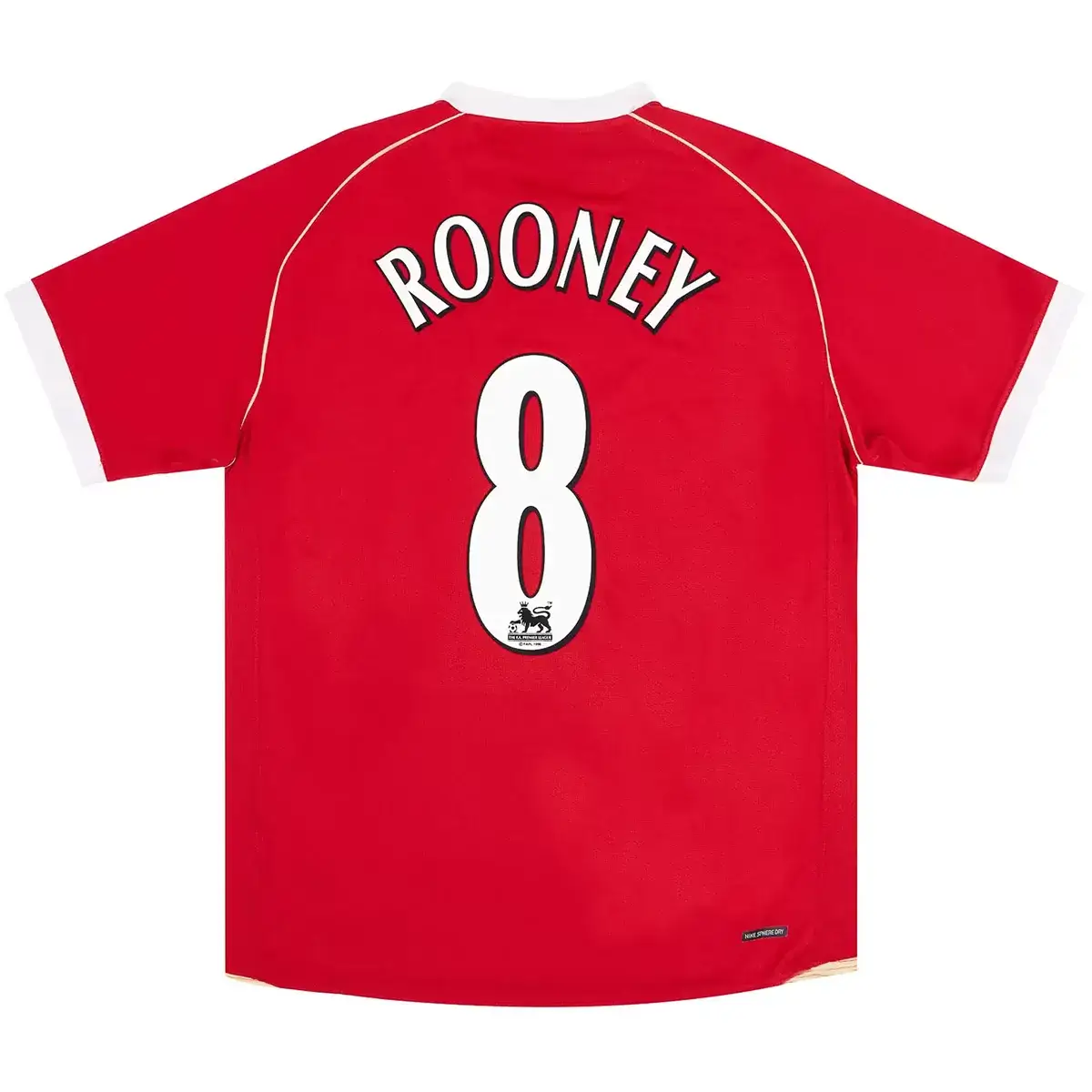 Rooney #8 Manchester United 2006/07 Home Retro Soccer Jersey