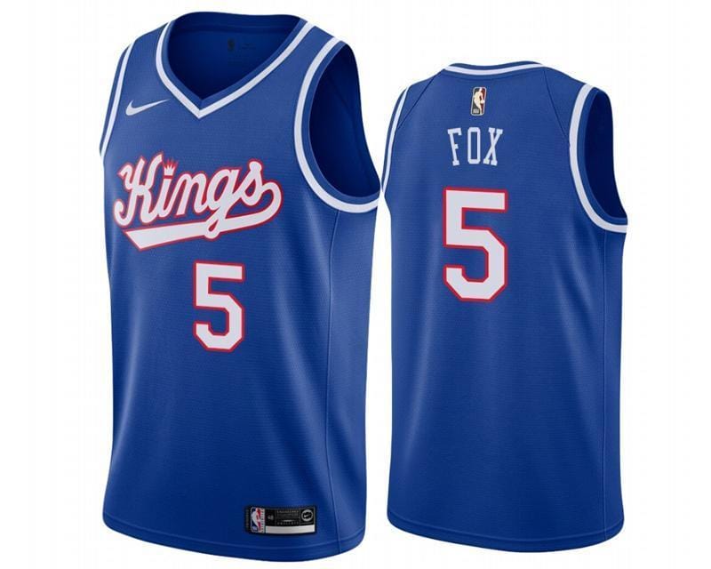 De'Aaron Fox Sacramento Kings Throwback Jersey