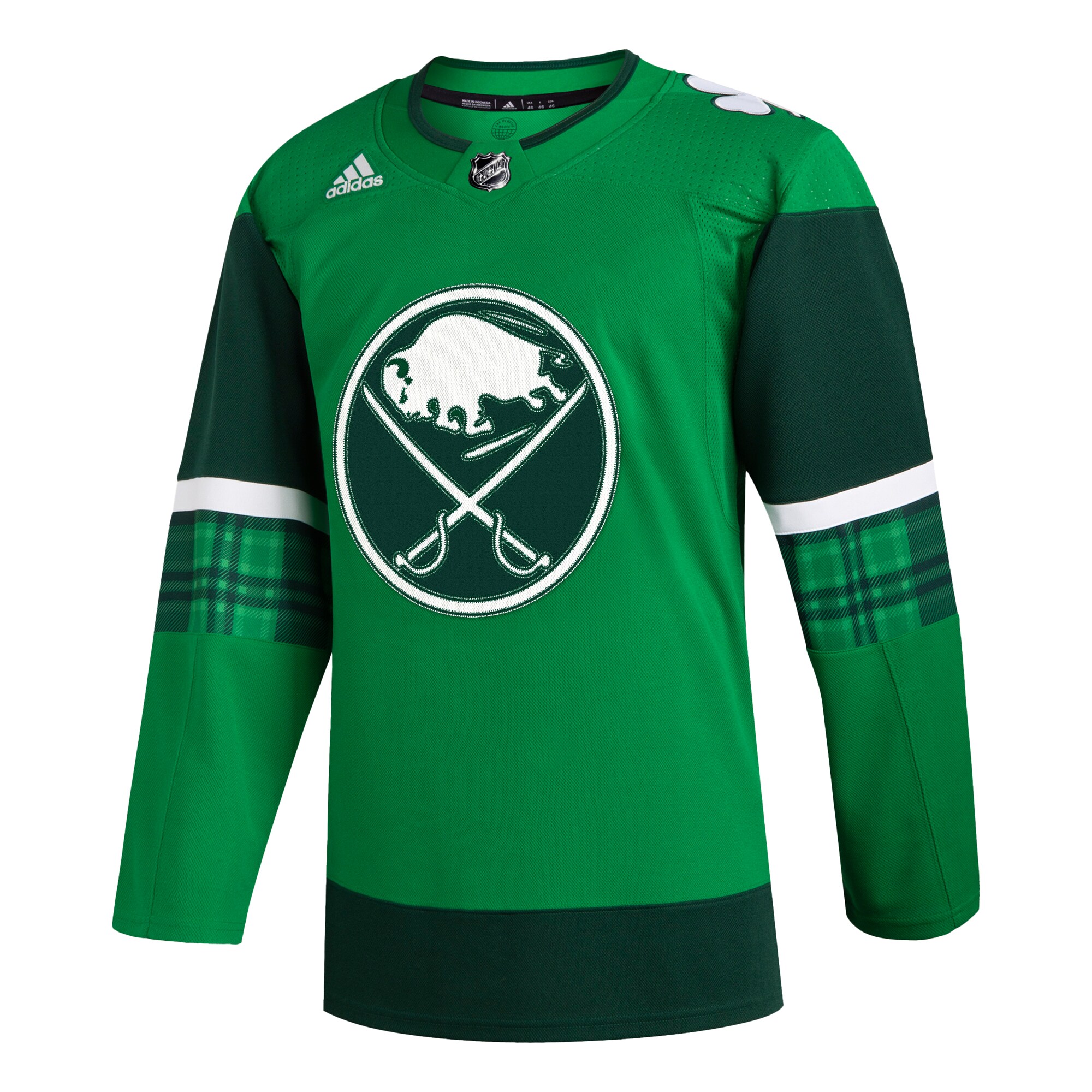 Buffalo Sabres  2023 St. Patrick’s Day Primegreen  Jersey – Kelly Green