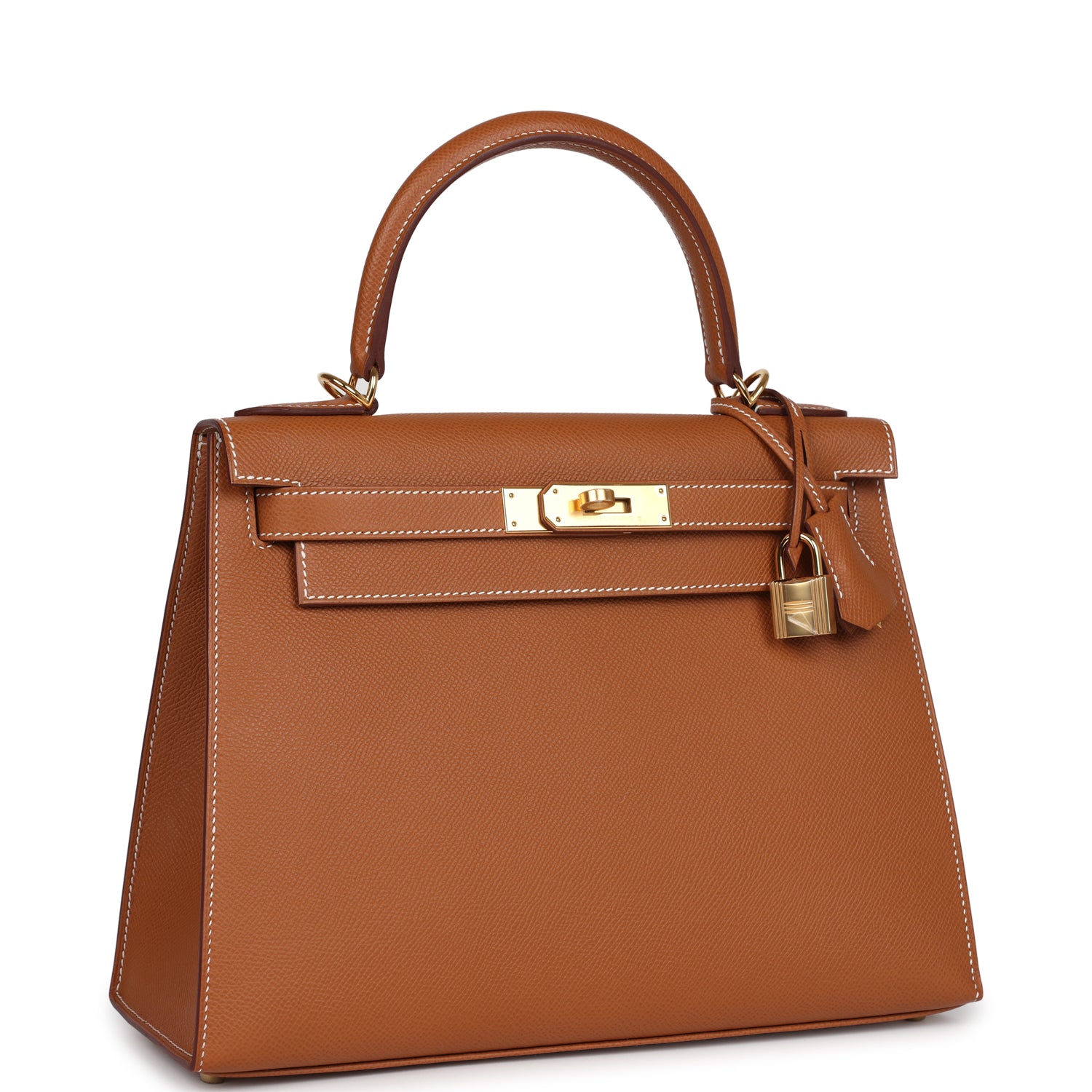 Kelly Sellier 28 Gold Epsom Gold Hardware