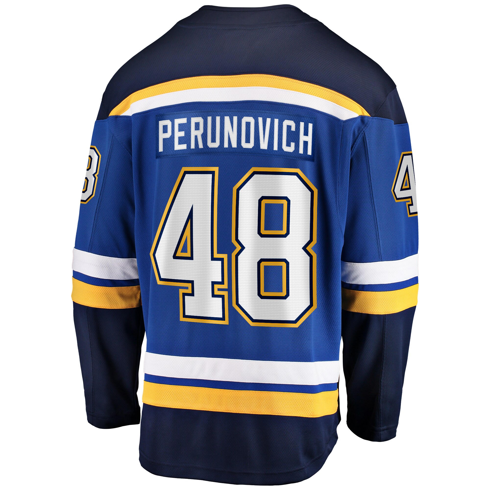 Scott Perunovich St. Louis Blues Fanatics Home Premier Breakaway   Jersey – Blue