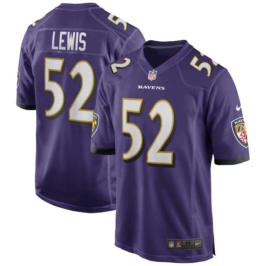Ray Lewis Baltimore Ravens Nike Game Retired Player Jersey – Purple