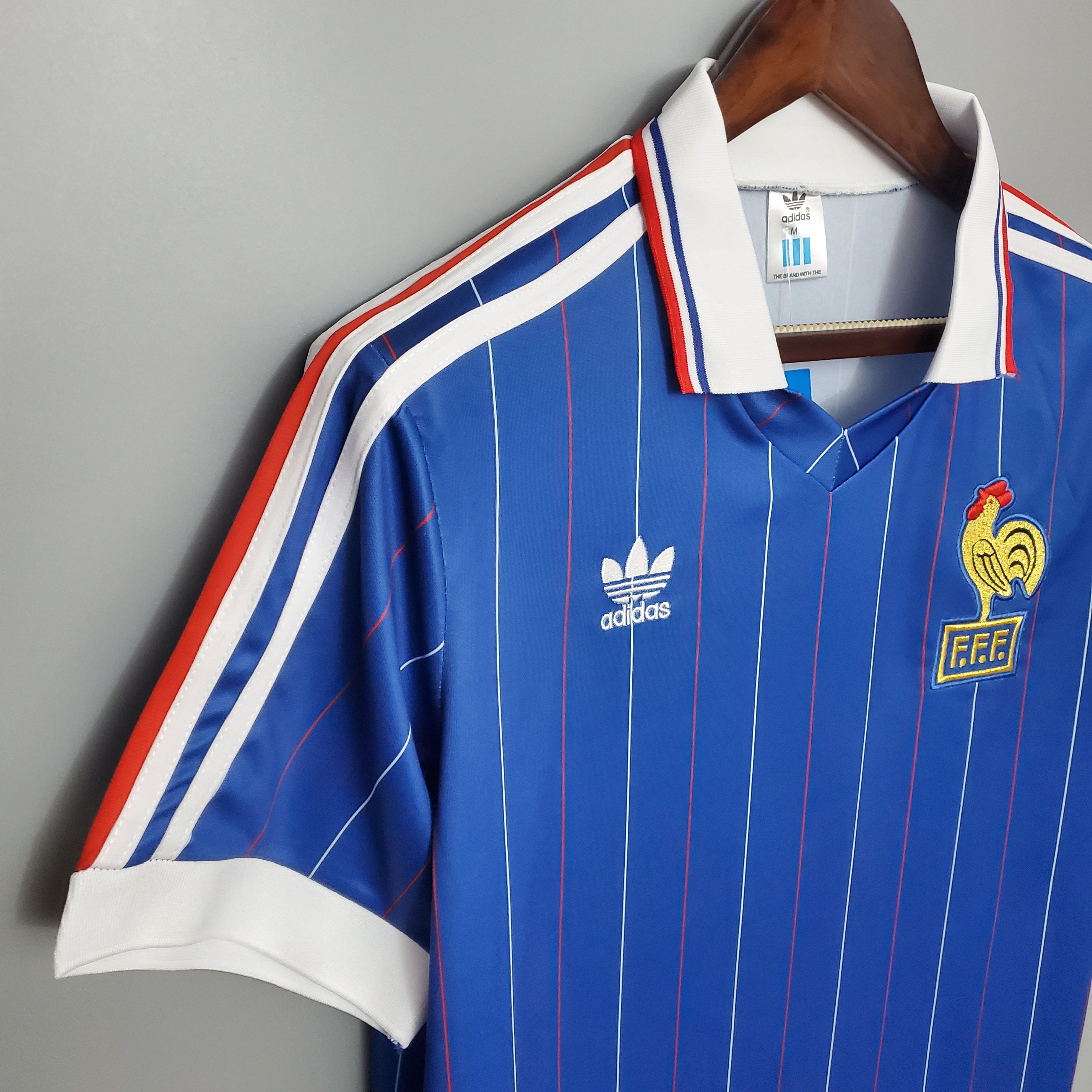 1982 France home retro jersey 1:1 Thai quality-Fans Edition