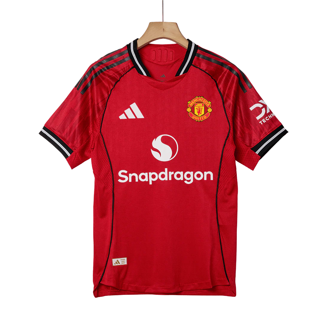 ŠEŠKO #30 Manchester United Home Player Version Soccer Jersey 2025/26