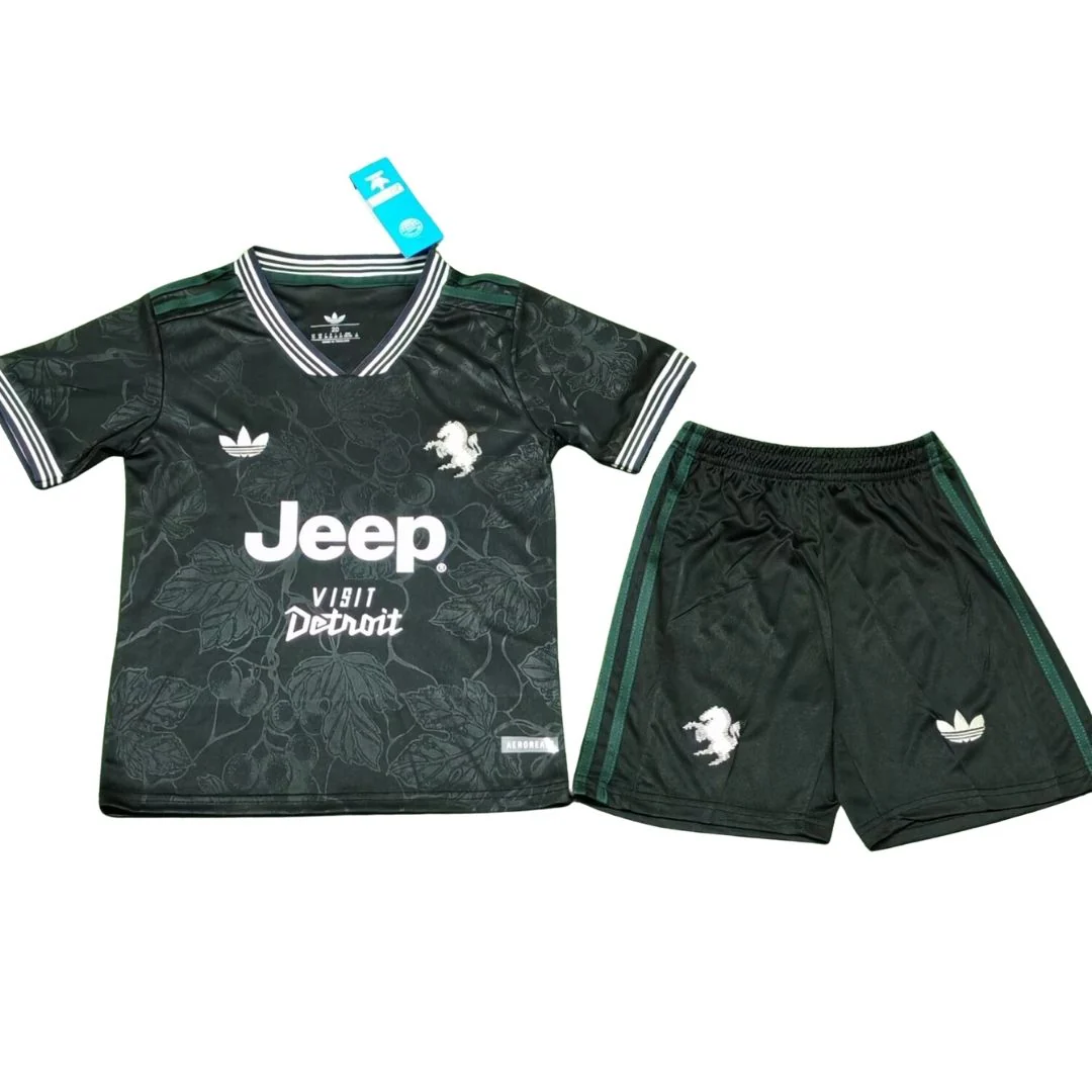 Juventus Kid's Third Away Kit 2025/26 - Jersey+Shorts