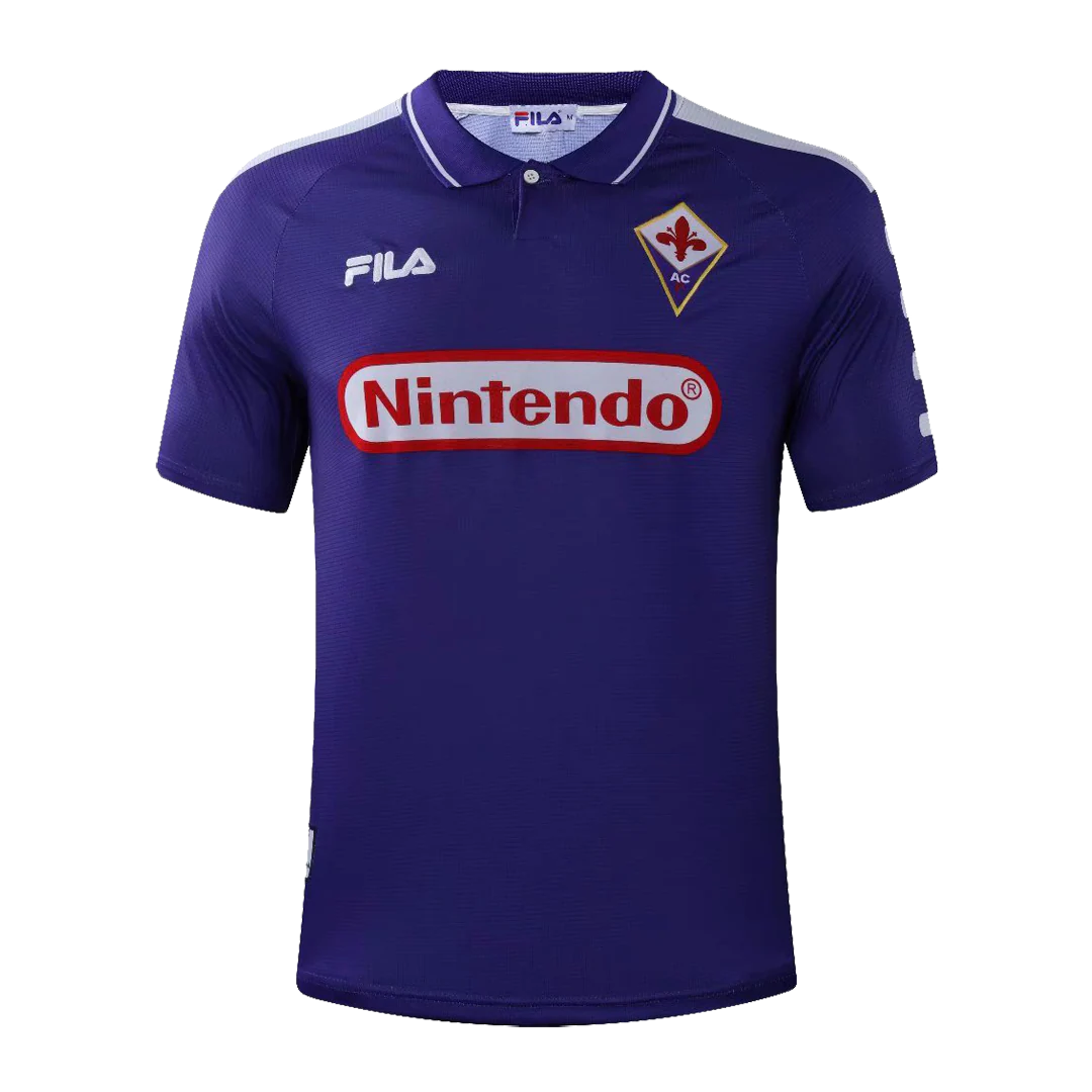 Fiorentina 1998/99 Home Retro Soccer Jersey