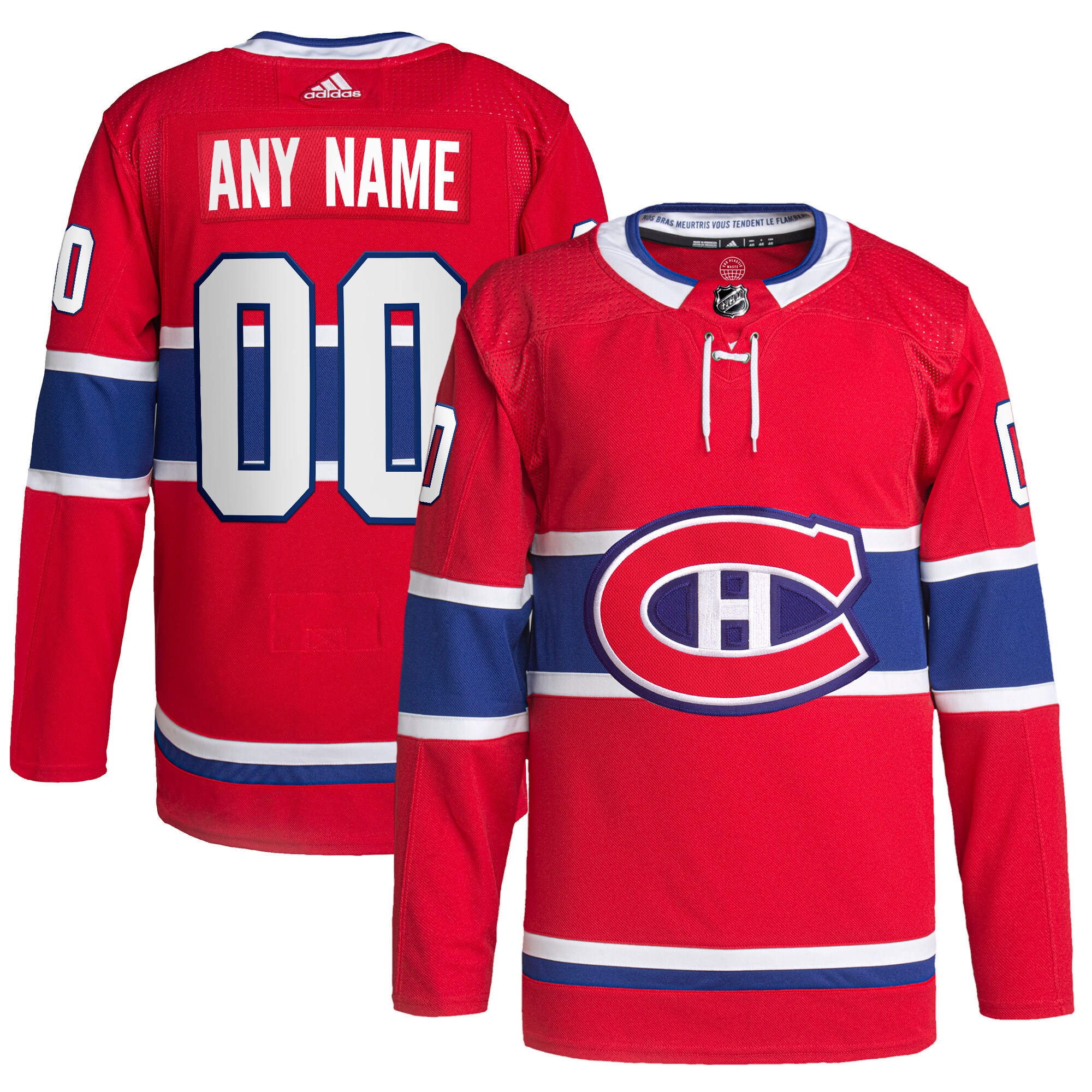 Montreal Canadiens   Home  Primegreen  Custom Jersey – Red