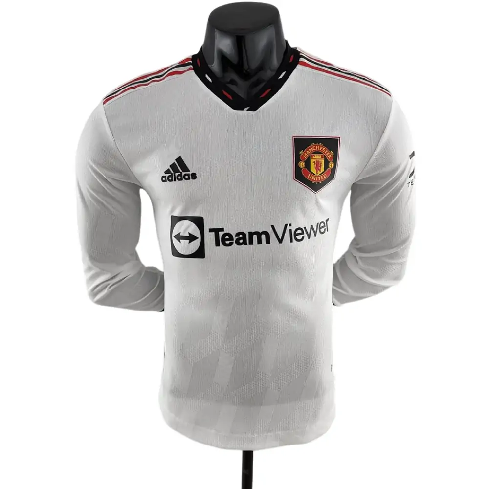 2022/2023 Long Sleeve Player Version Manchester United Away Football Shirt 1:1 Thai Quality