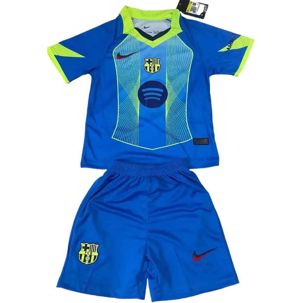 25-26 Barcelona Special Edition Dark Blue Jersey - Kids Kit