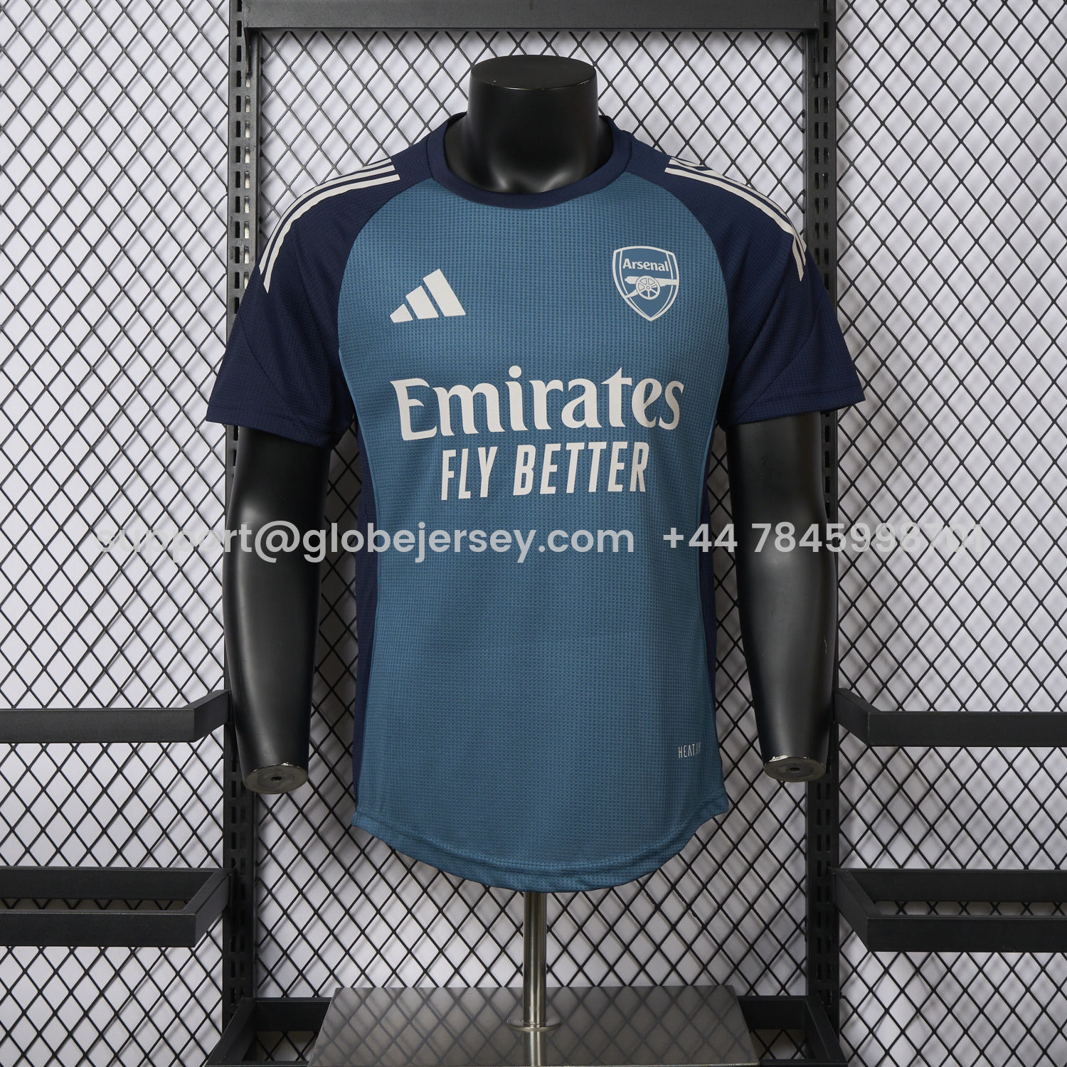 Arsenal 25-26 Blue Training Jersey - Player Version