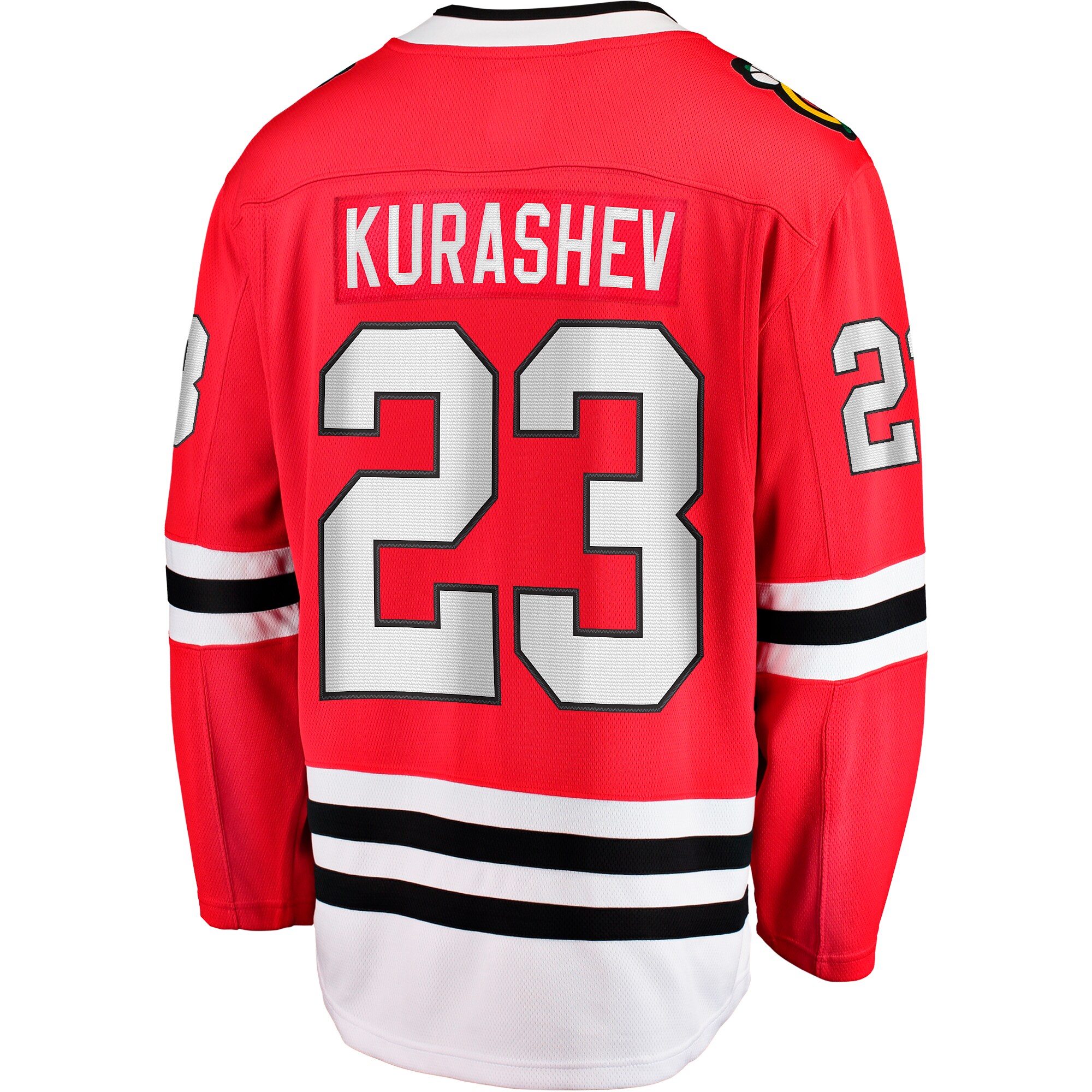 Philipp Kurashev Chicago Blackhawks Fanatics Home Breakaway   Jersey – Red