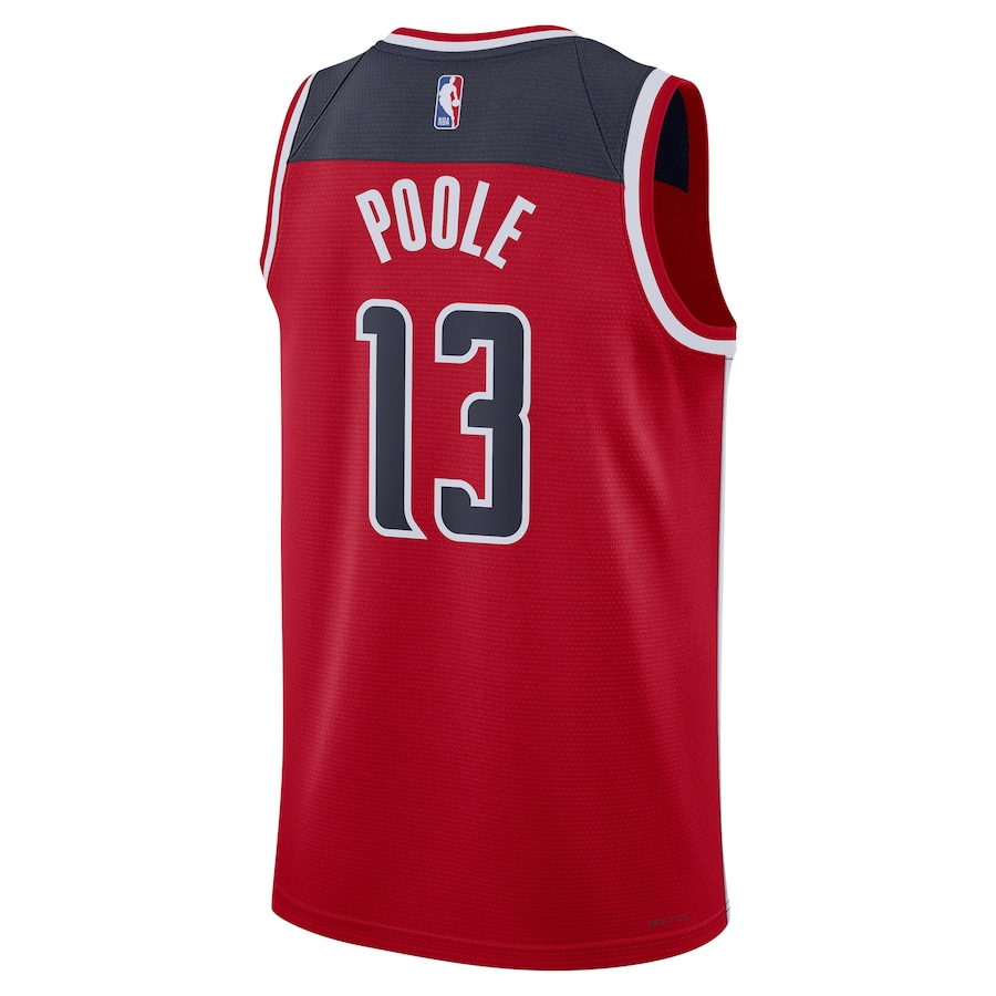 Washington Wizards Jordan Poole Red Jersey - Icon Edition