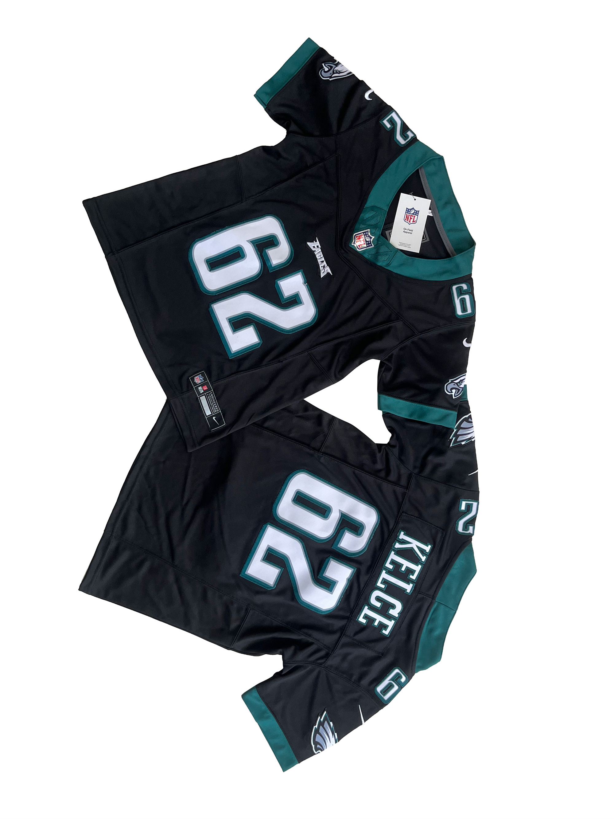 Youth Philadelphia Eagles 62# Jason Kelce Vapor F.U.S.E. Limited Jersey