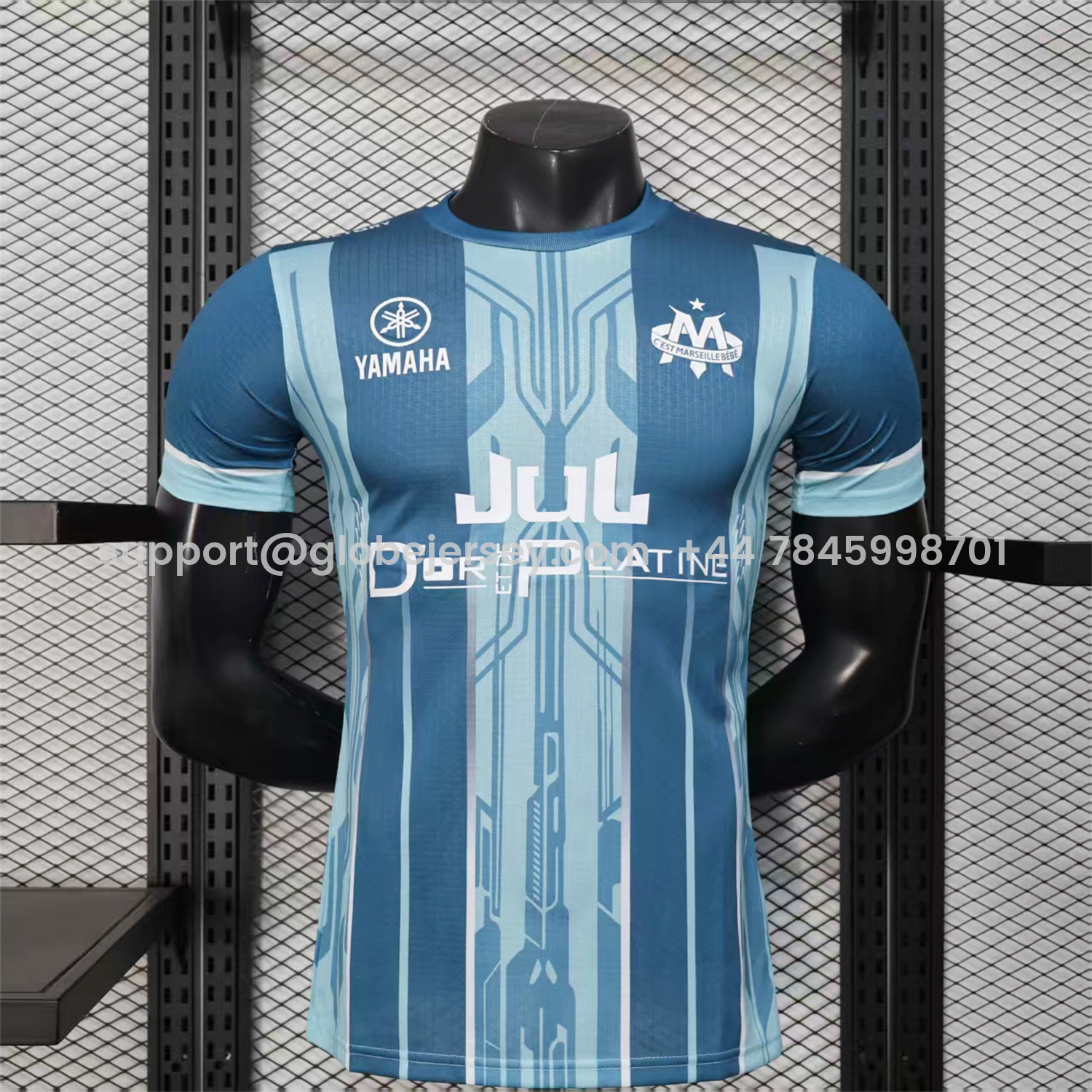 Marseille 25-26 Blue Stripes Special Jersey - Player Version