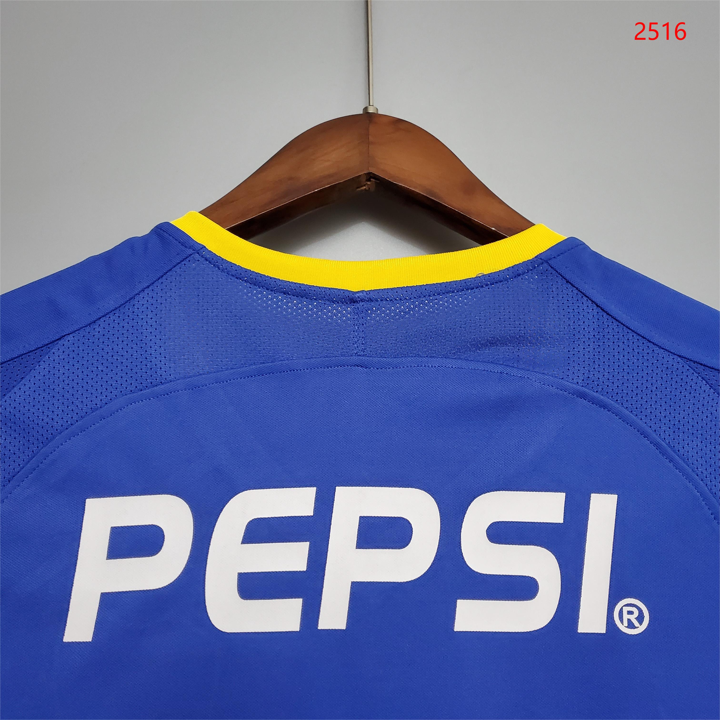 2003/04 Boca Home Retro Jersey - Fans Edition