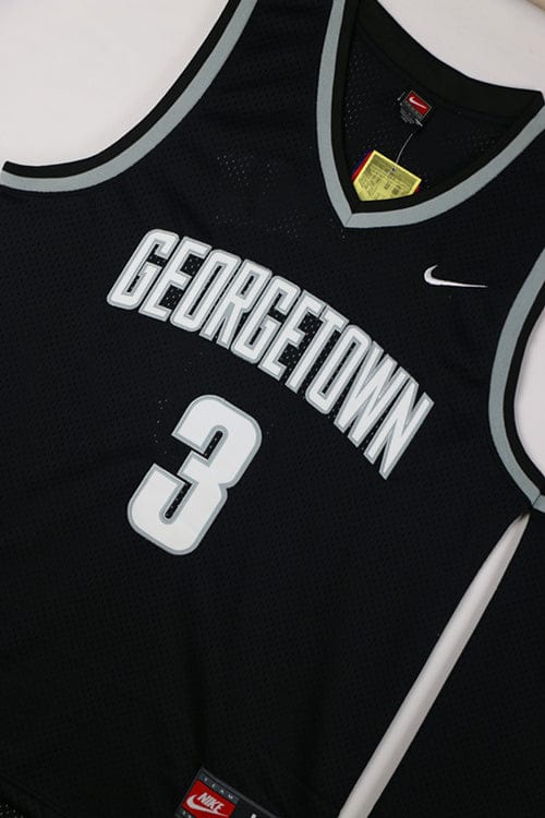NCAA Allen Iverson No. 3 Georgetown University Edition Basketball Uniform Black