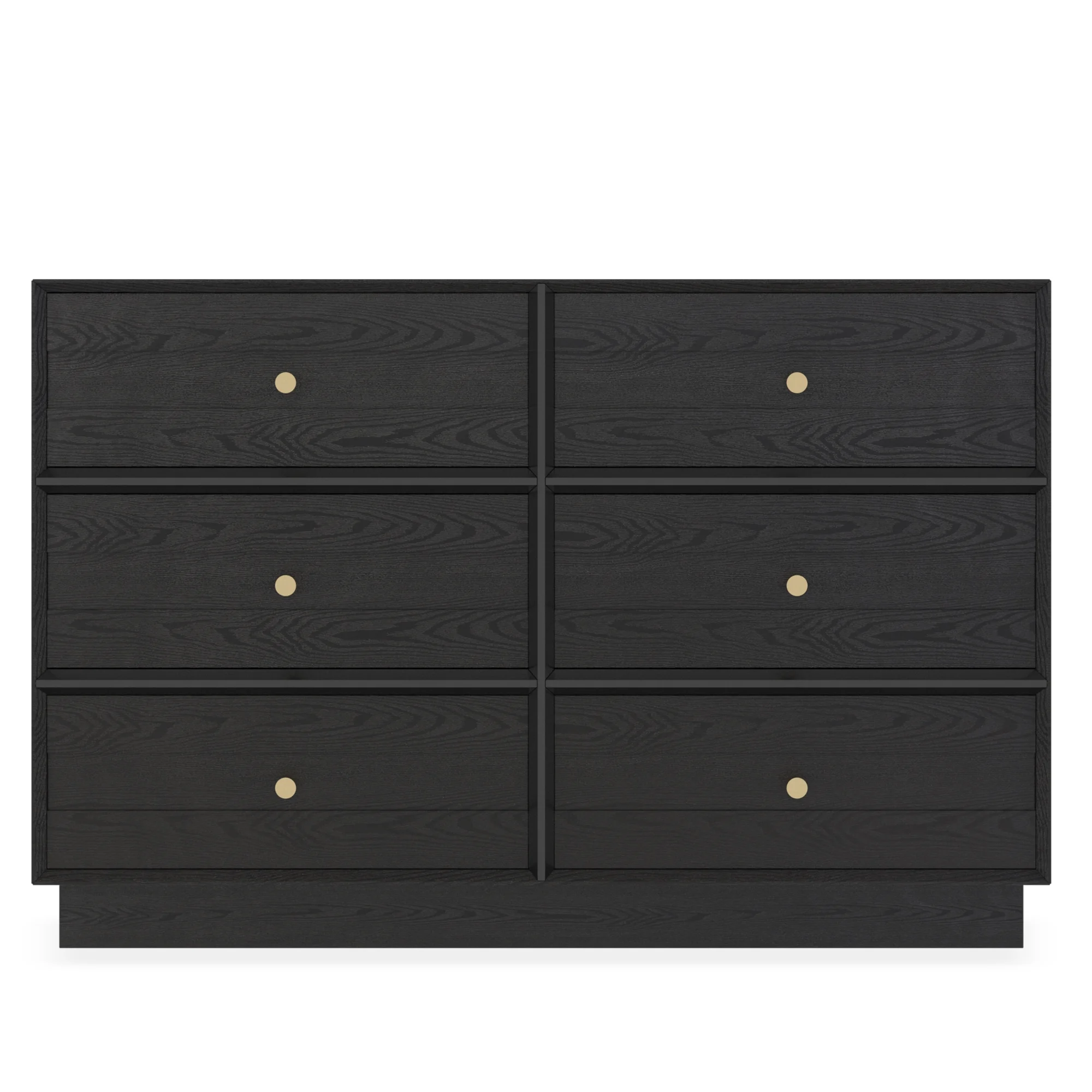 May Color Large White 3 Drawer Dresser Set of 2 with Fluted Panel, Modern Chest of Drawers with Silent Slide Drawers, Wood Accent Nightstand with Storage for Bedroom Living Room, Hallway