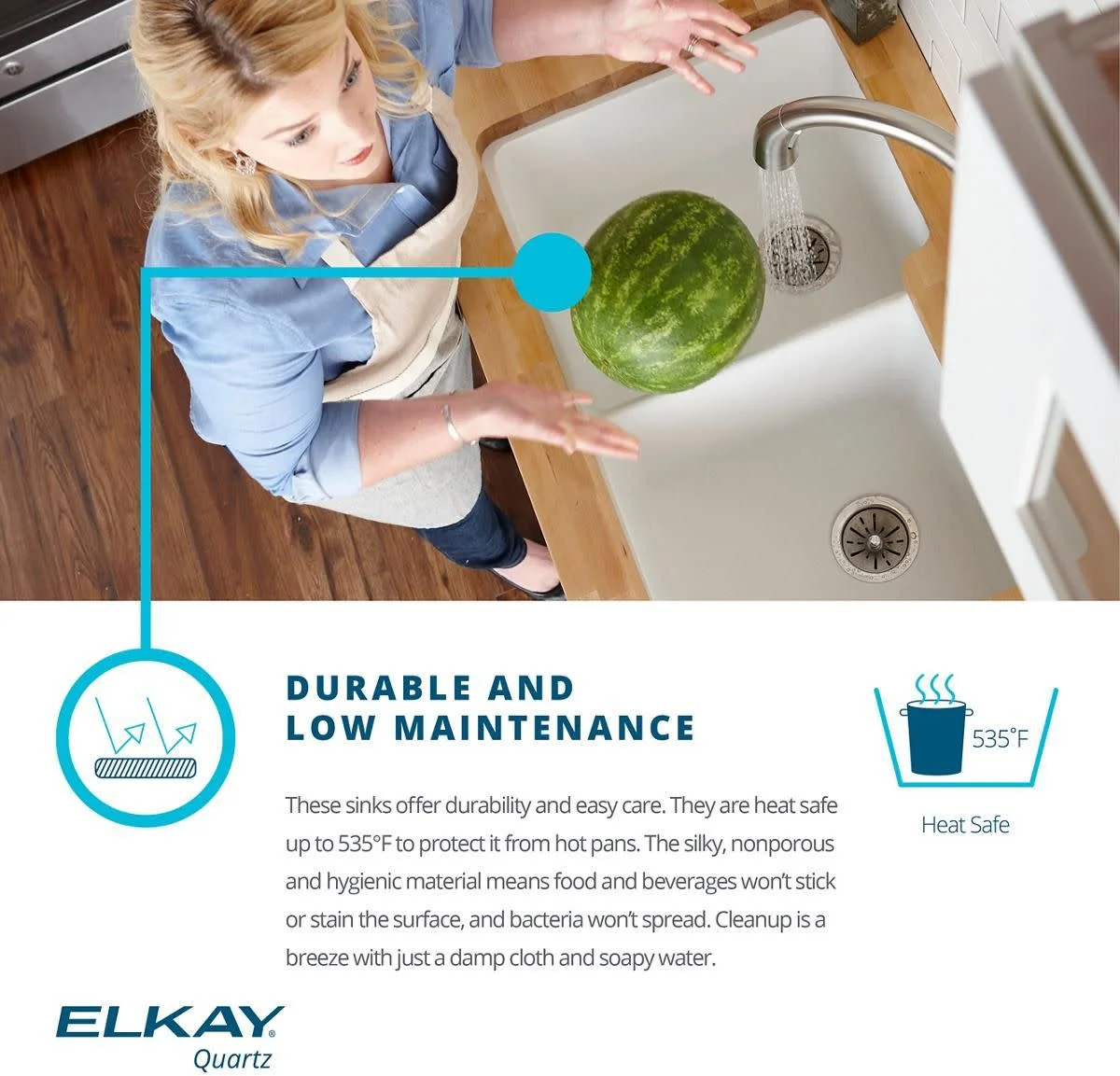 Elkay ELXRUP3620RT0 Elkay Quartz Luxe 35-7/8