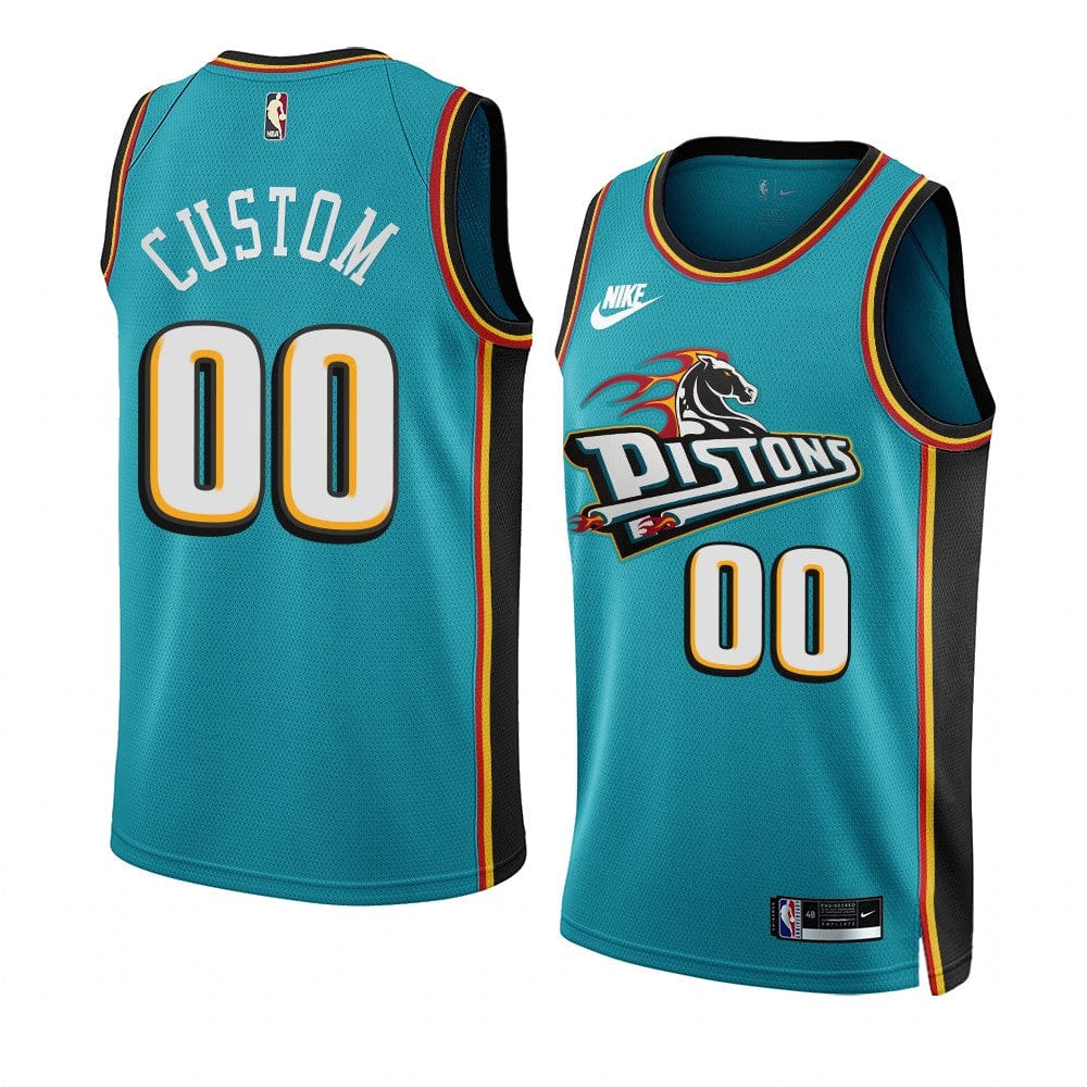 Custom Detroit Pistons 2022-23 Classic Jersey