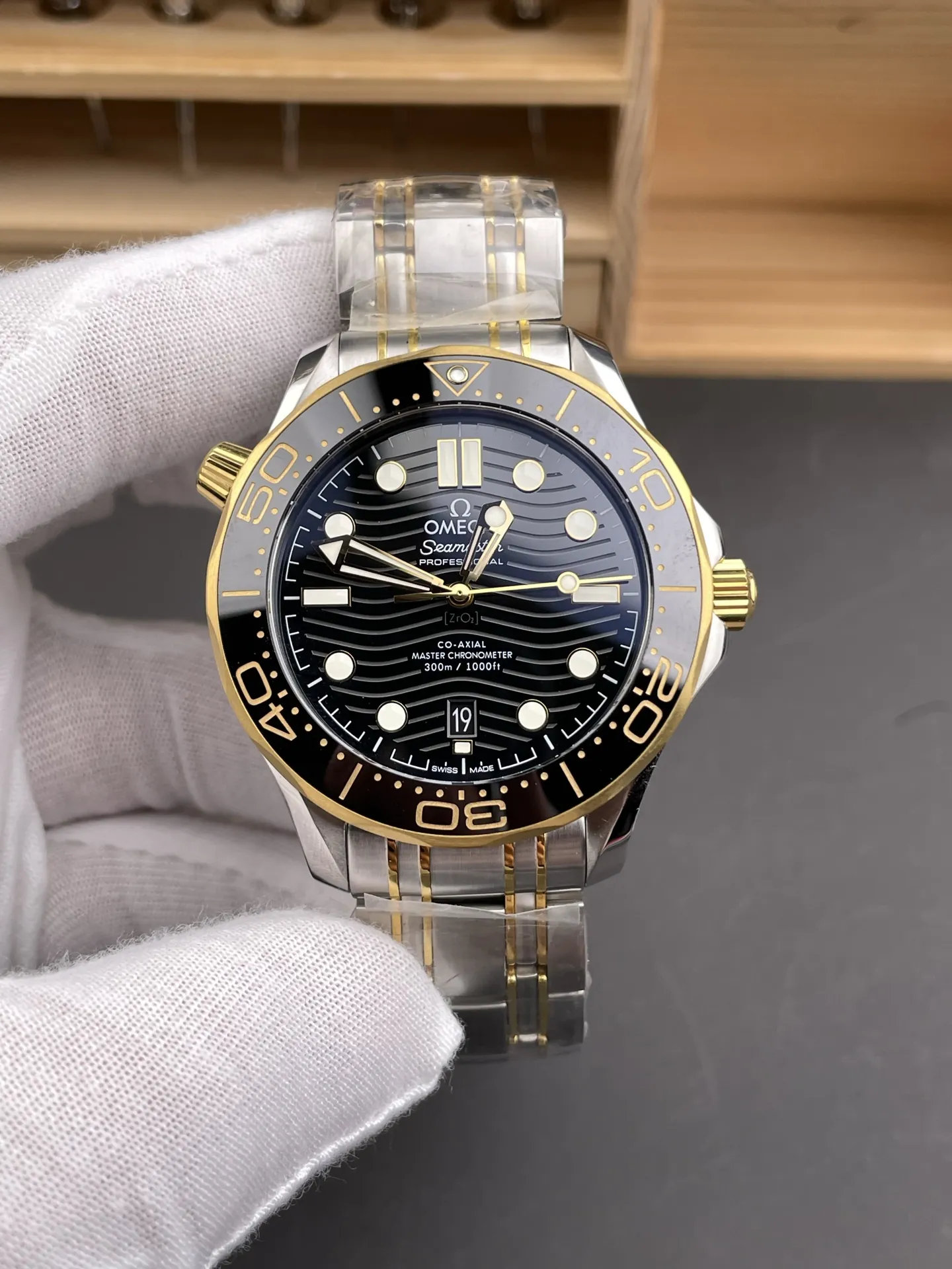 Omega Seamaster 300 Two-Tone Black 42mm