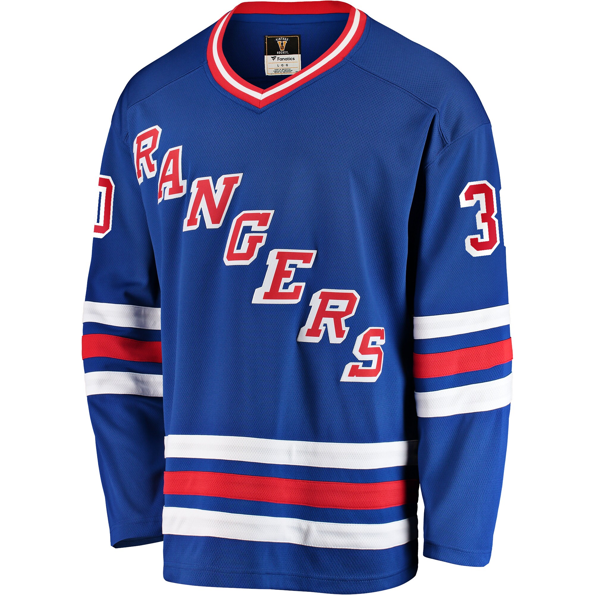 Glenn Healy New York Rangers Fanatics Premier Breakaway Retired   Jersey – Blue