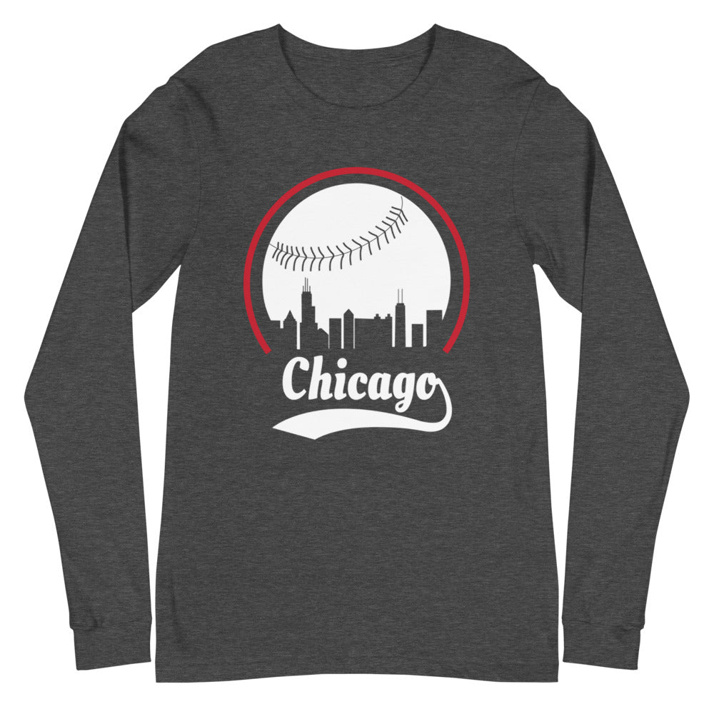 Unisex Chicago Cubs Baseball Long Sleeve Tee Shirt