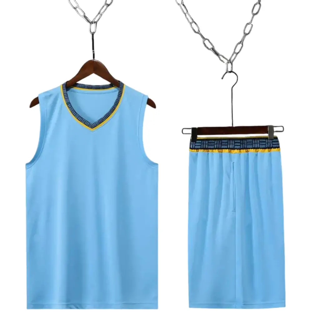 Grizzlies basketball jersey light blue suit（Customizable name and number）