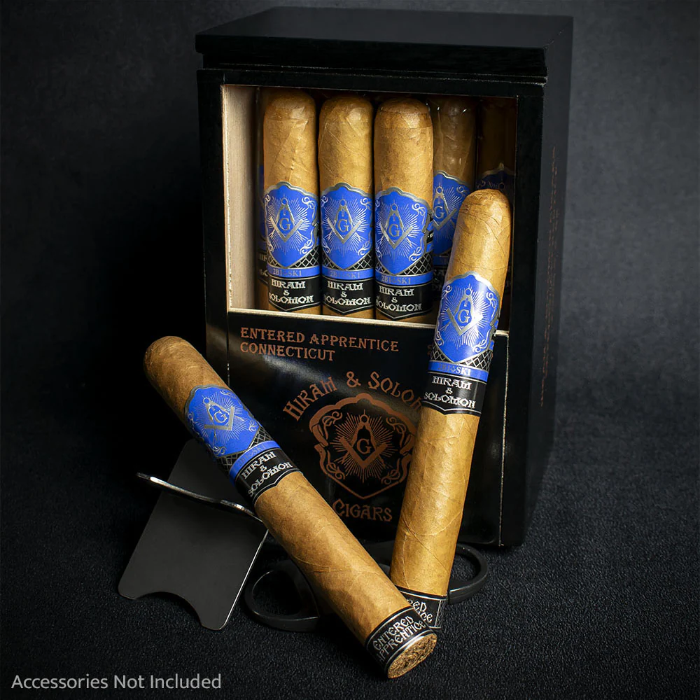 Hiram and Solomon Entered Apprentice Connecticut Toro Cigar - Single