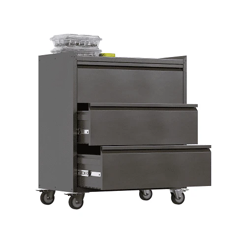 SUPEER Metal Rolling Garage Cabinet, 71'' Tall Industrial Storage Cabinet with Wheels and 4 Adjustable Shelves, Utility Filing Cabinet for Garage, Tool House, Assemble Required