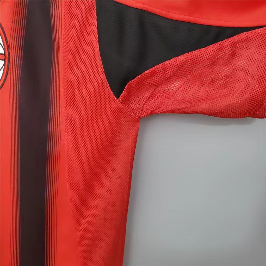 2004/05 AC Milan Home Retro Jersey - Fans Edition