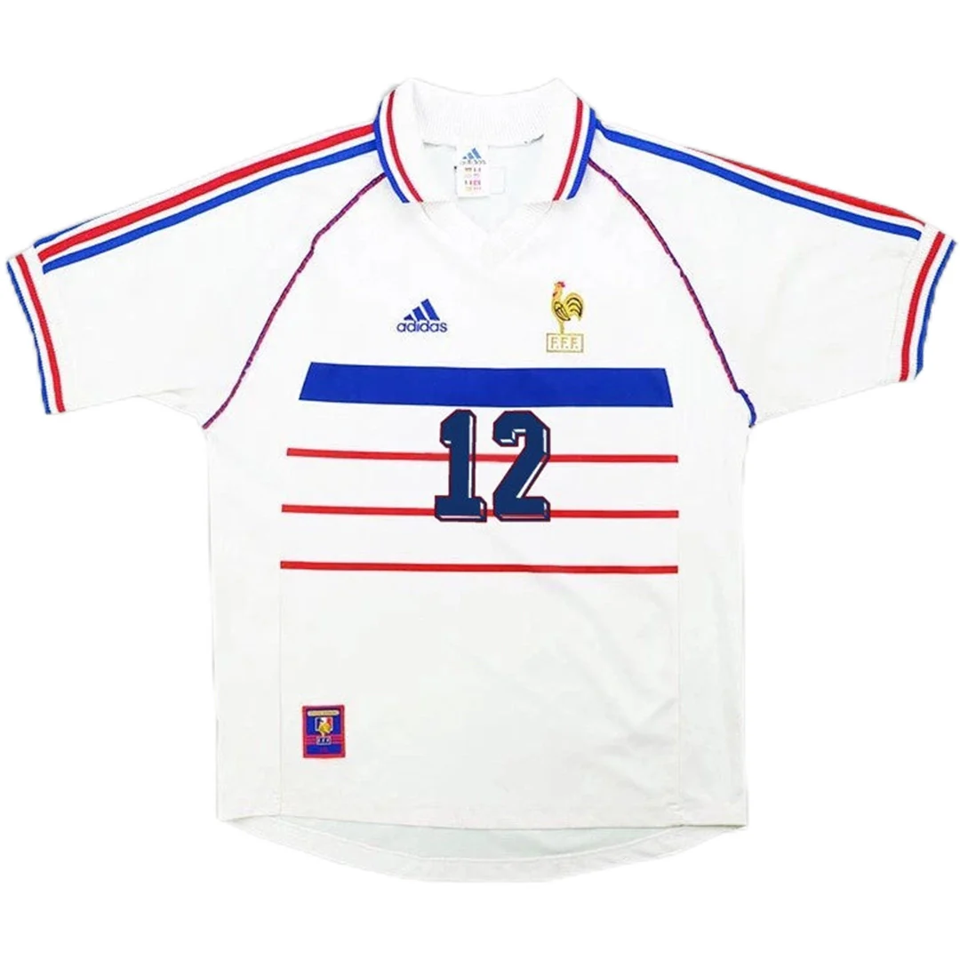 HENRY #12 France 1998 Away Retro Football Jersey