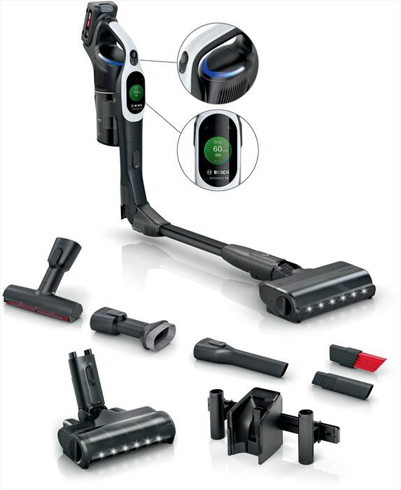 BOSCH - Aspirapolvere ricaricabile BCS1041WAC-Black,White