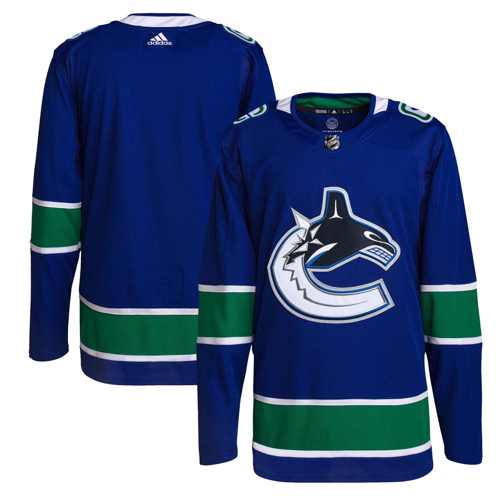 Vancouver Canucks  Home Primegreen  Jersey – Royal