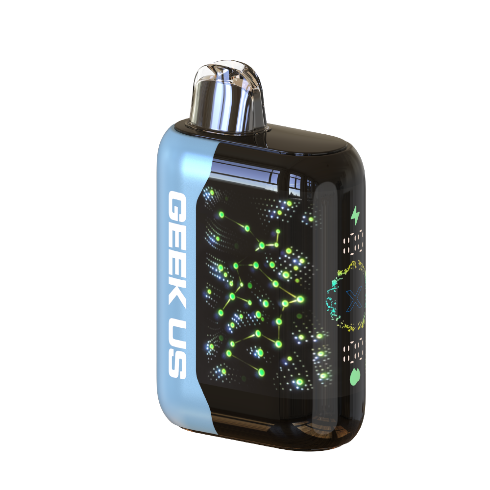 BANG x GEEK US 40 000 potahů | Prémiová e-cigareta s 3D displejem a nastavitelným Airflow