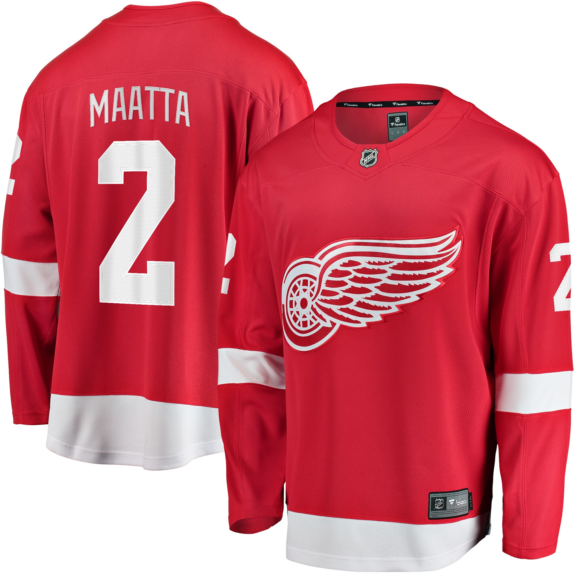 Olli Maatta Detroit Red Wings Fanatics Home Breakaway   Jersey – Red