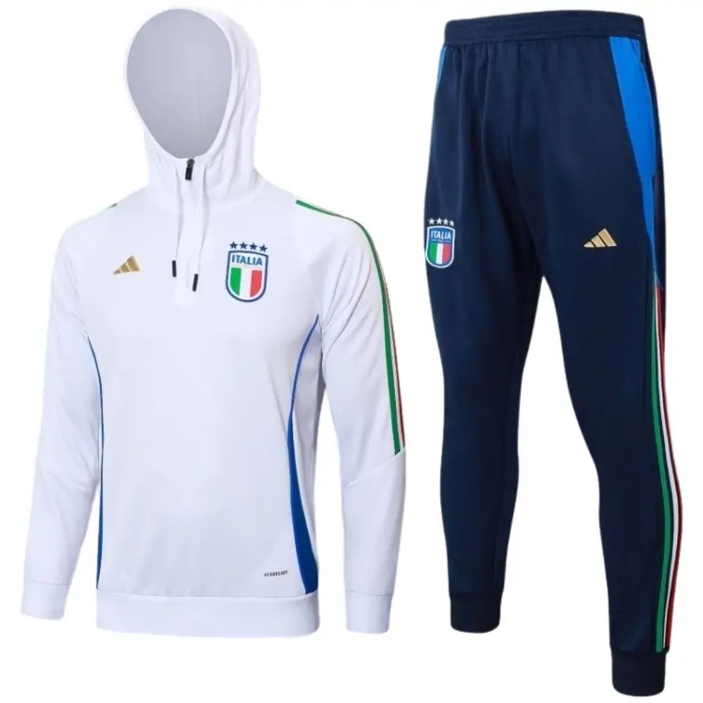 2024-25 Italy Track Jacket - Half Zipper Adult Set